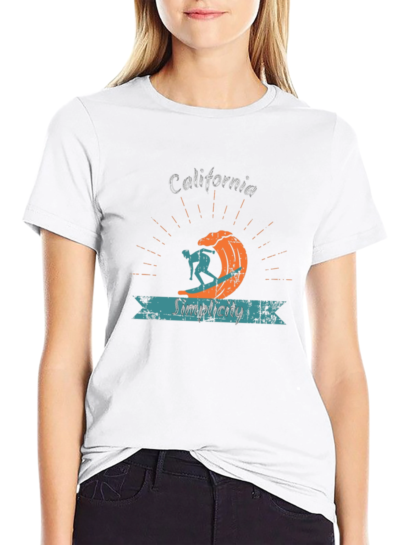 California Surfing T-Shirt - Retro Style