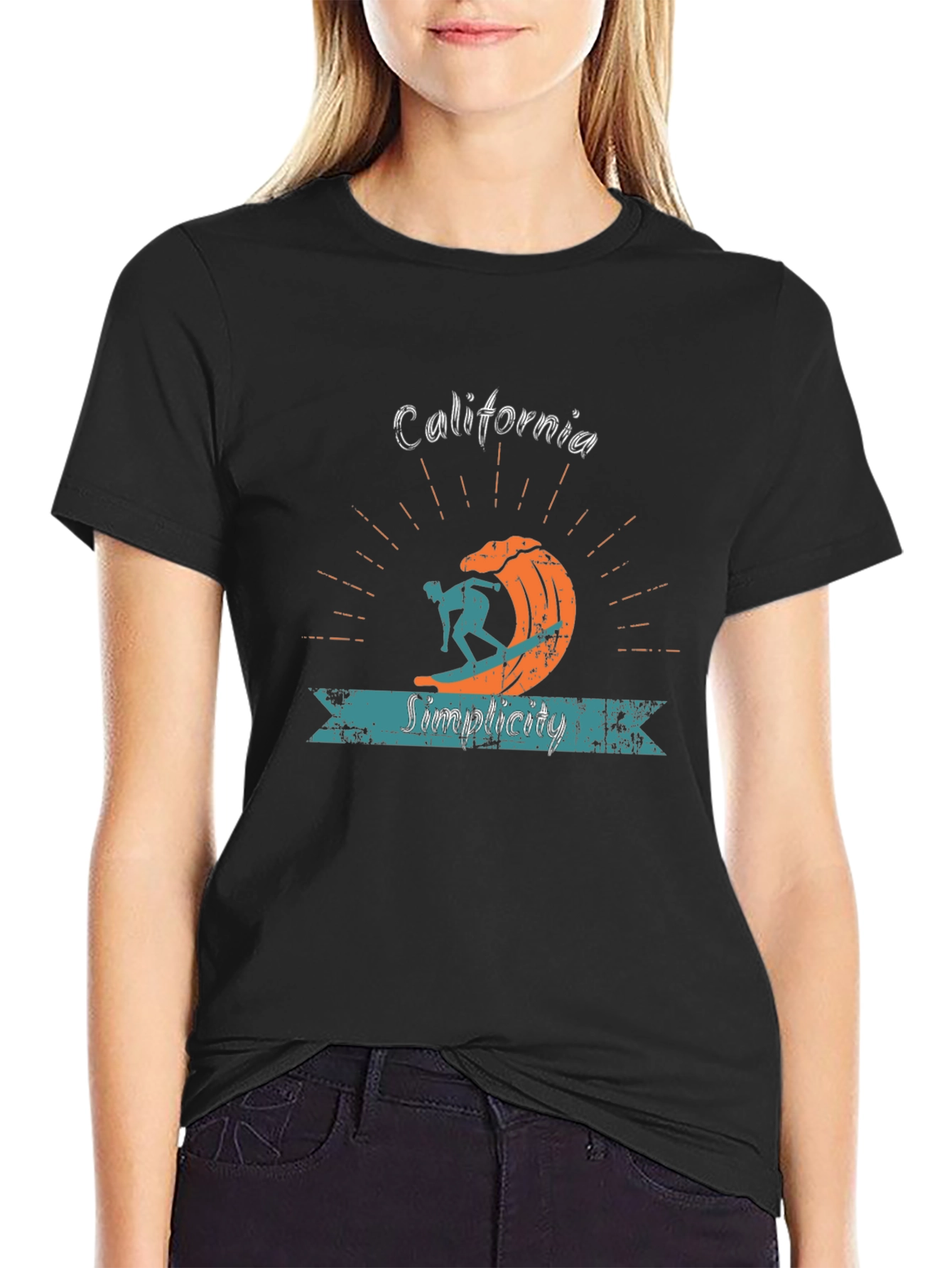 California Surfing T-Shirt - Retro Style