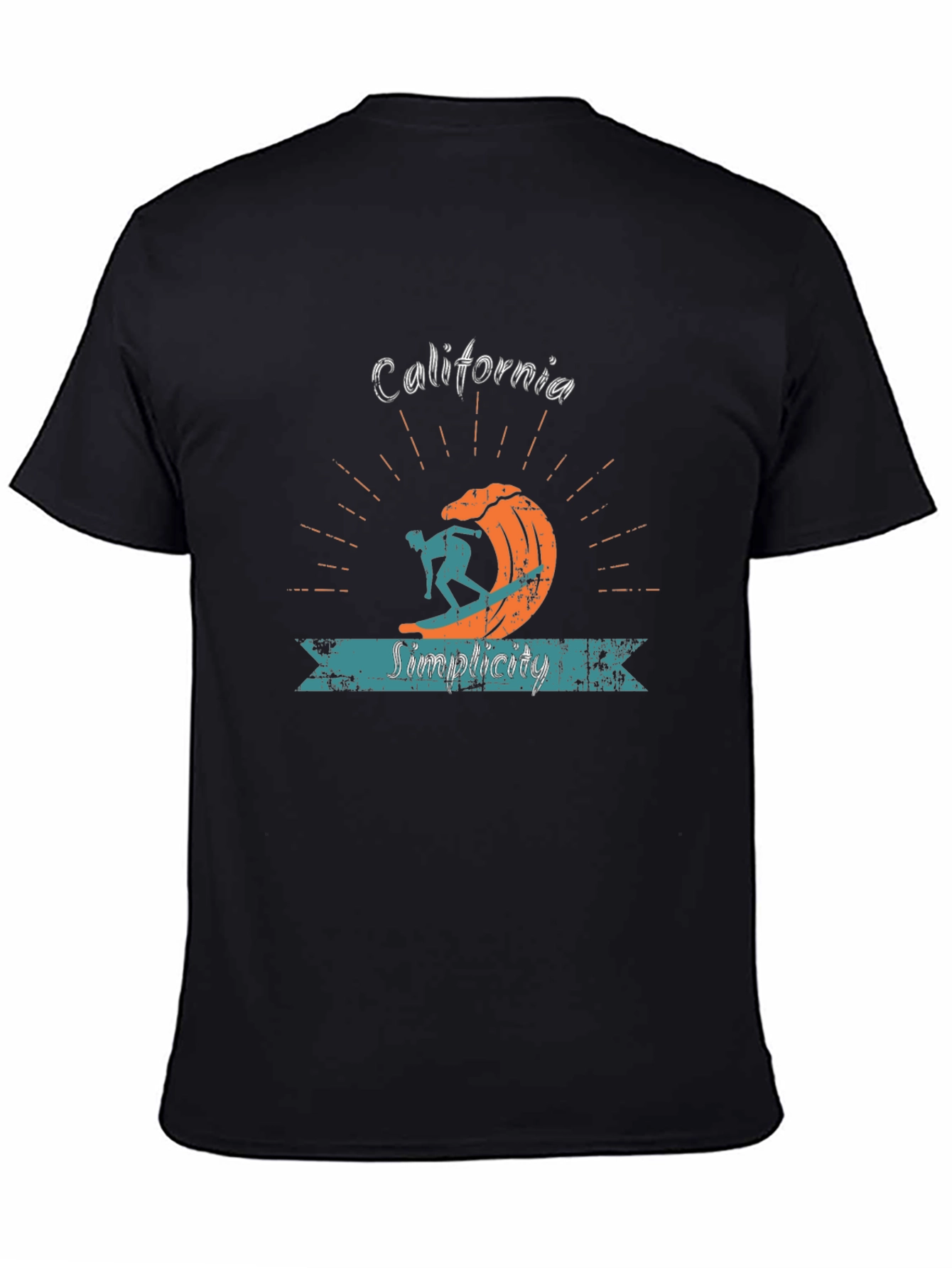 California Surfing T-Shirt - Retro Style