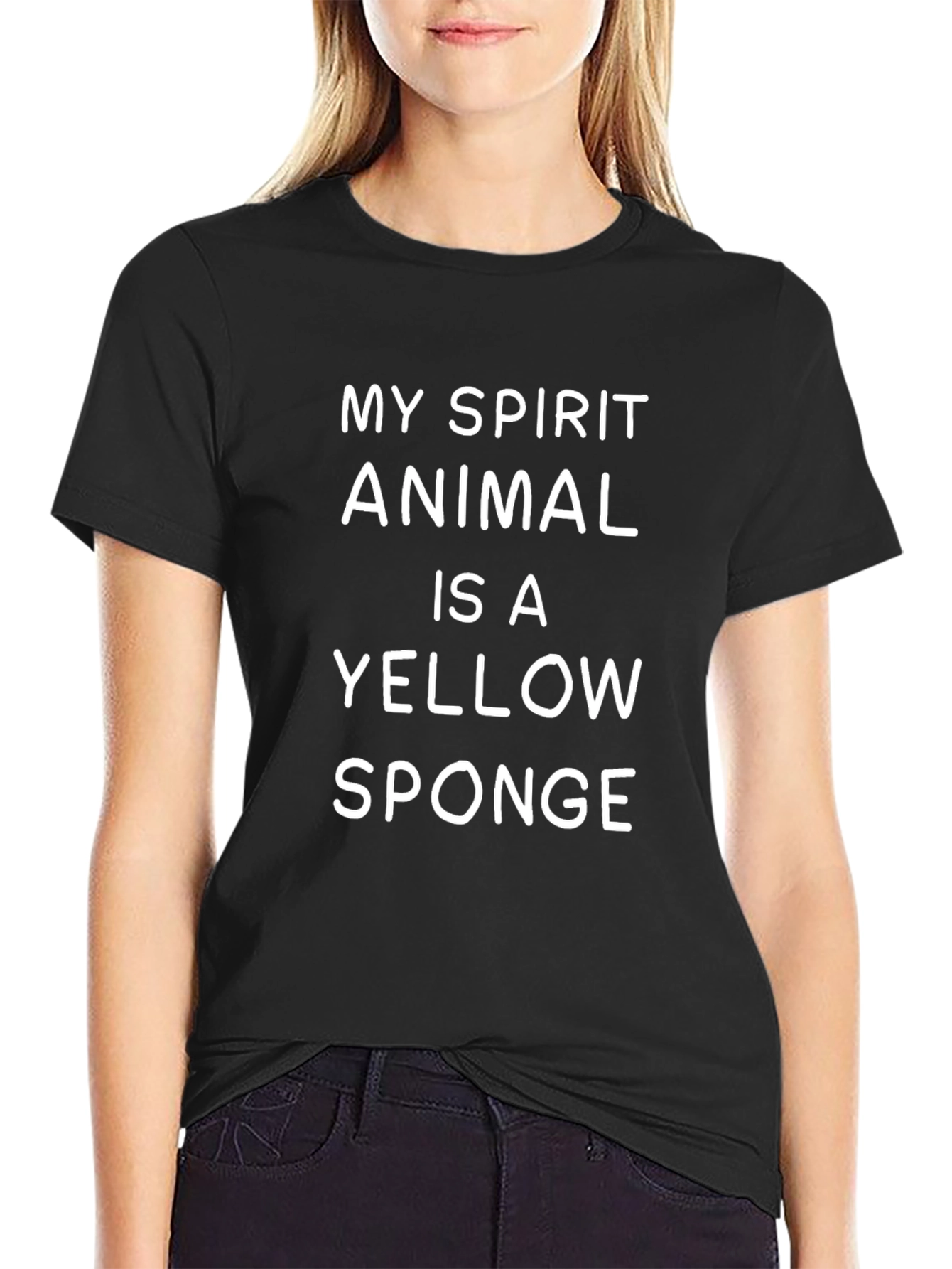 Spirit Animal Yellow Sponge Novelty T-Shirt