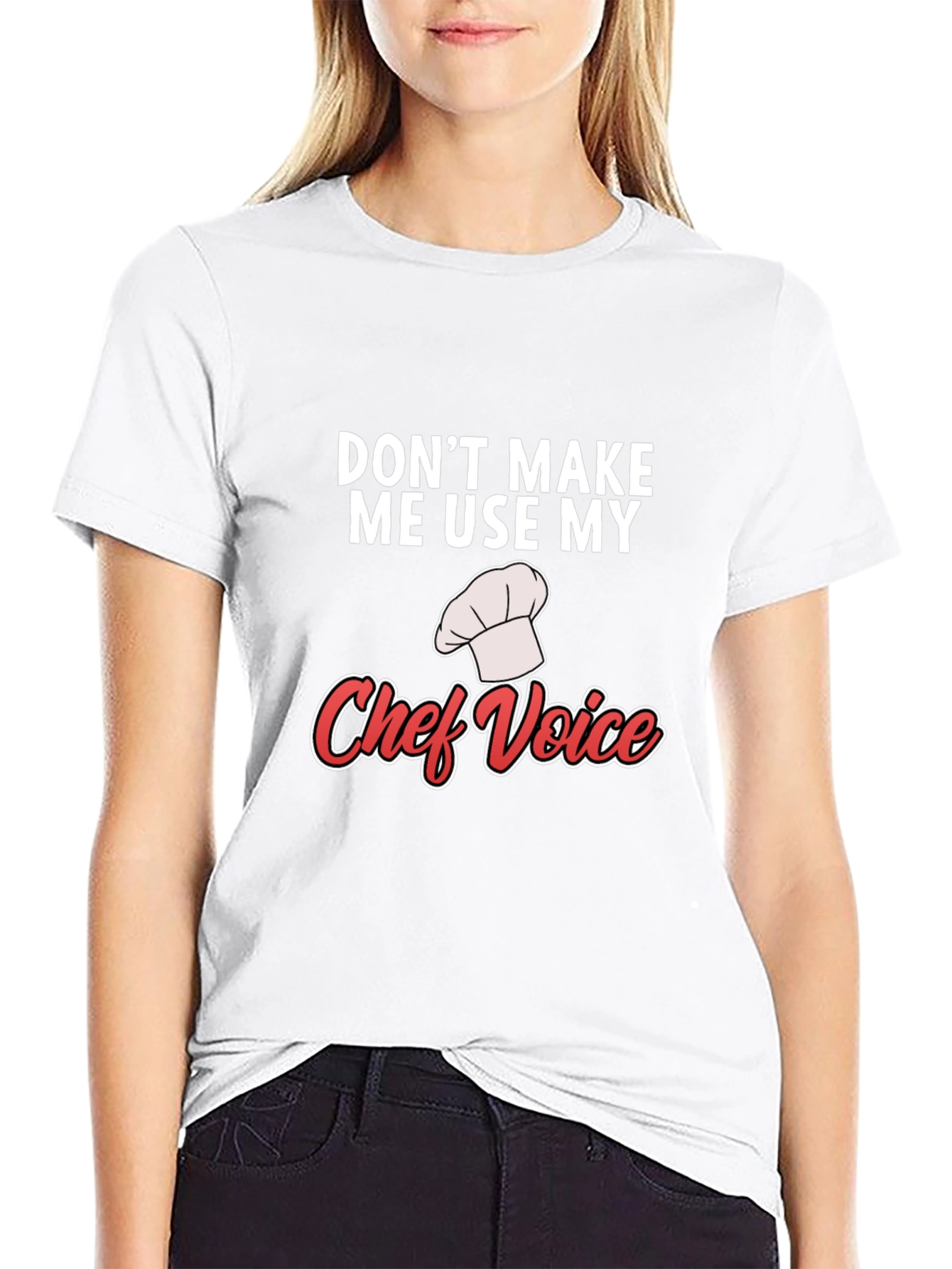 Chef Voice Funny T-Shirt - Culinary Humor Tee