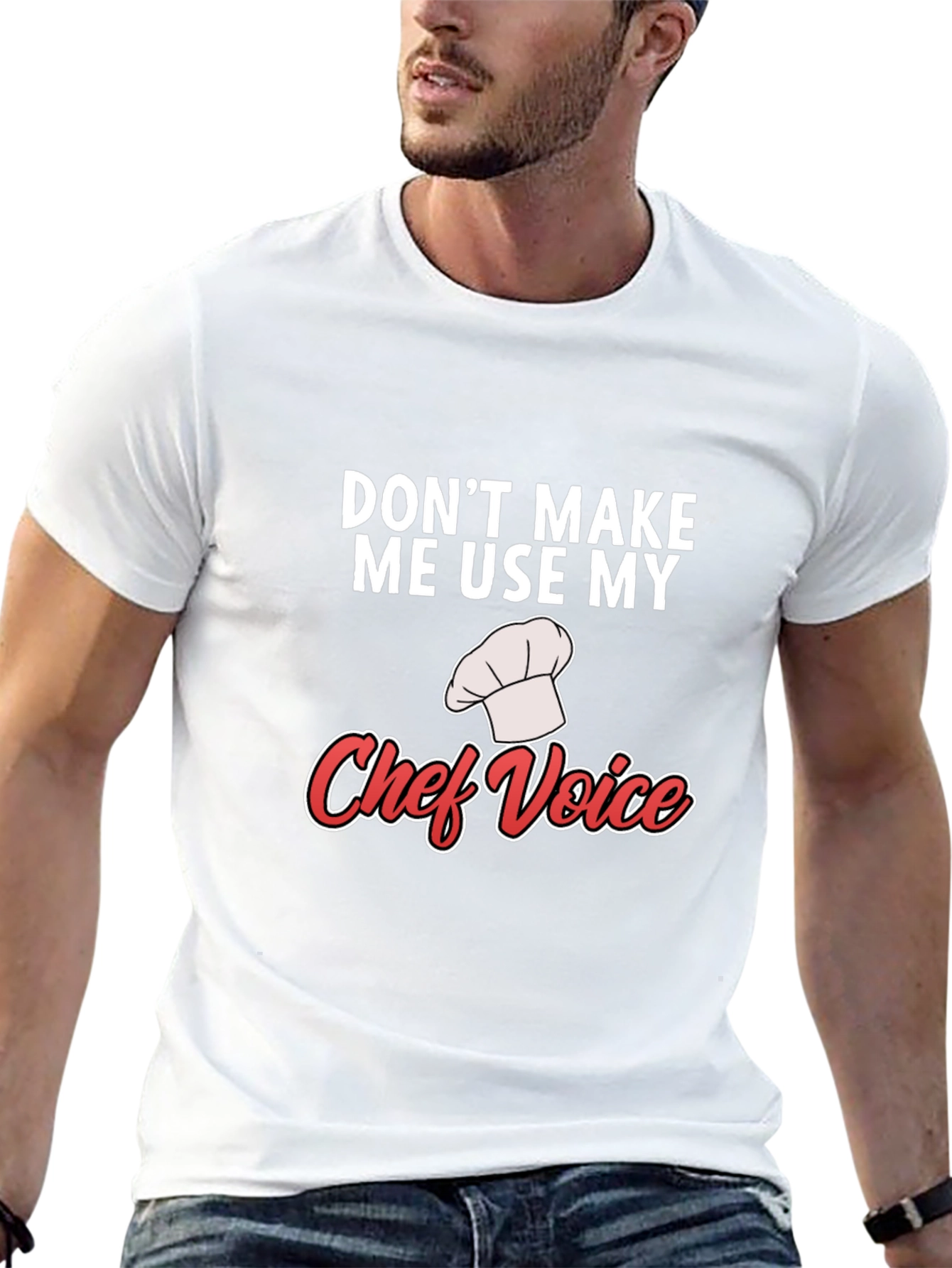 Chef Voice Funny T-Shirt - Culinary Humor Tee