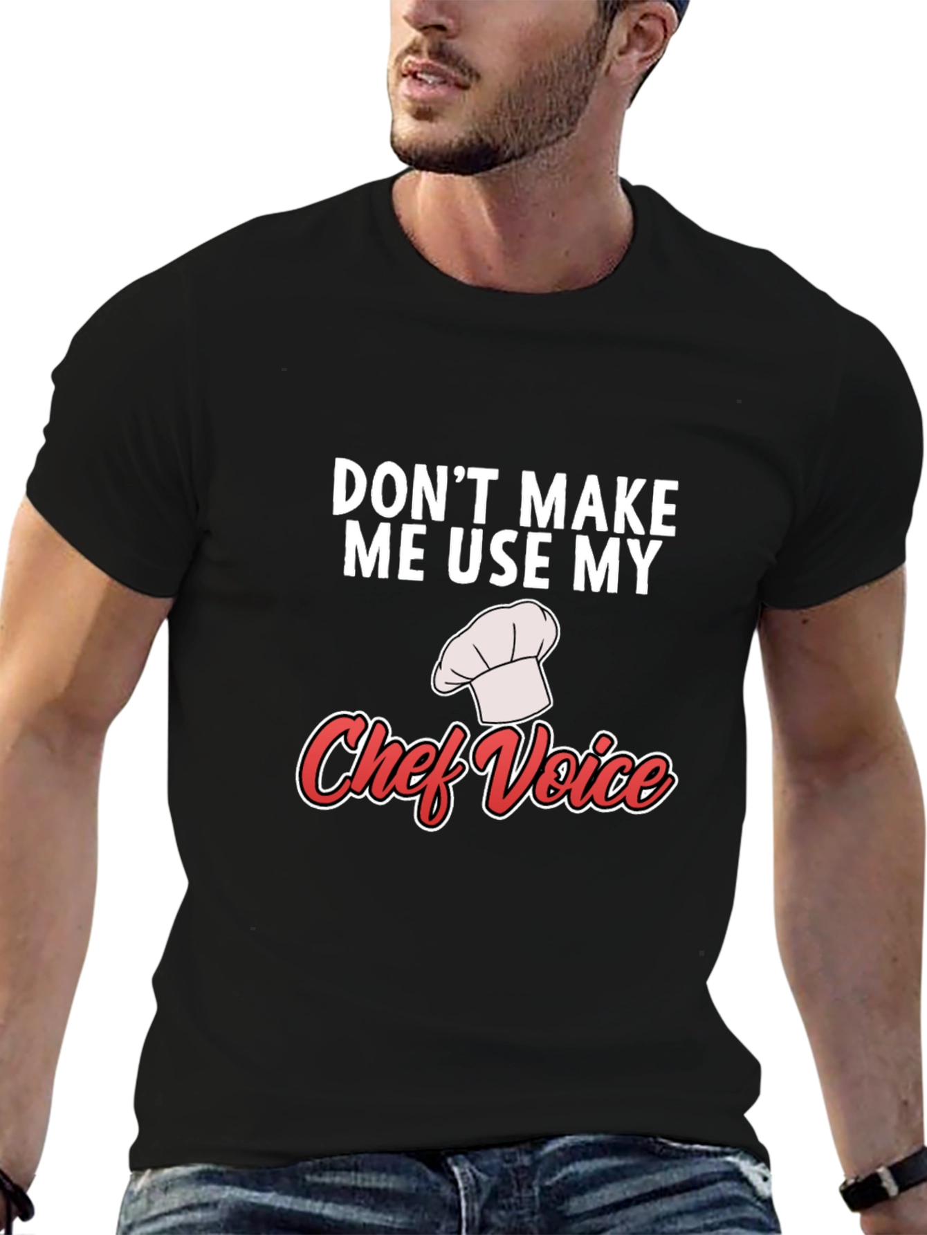Chef Voice Funny T-Shirt - Culinary Humor Tee