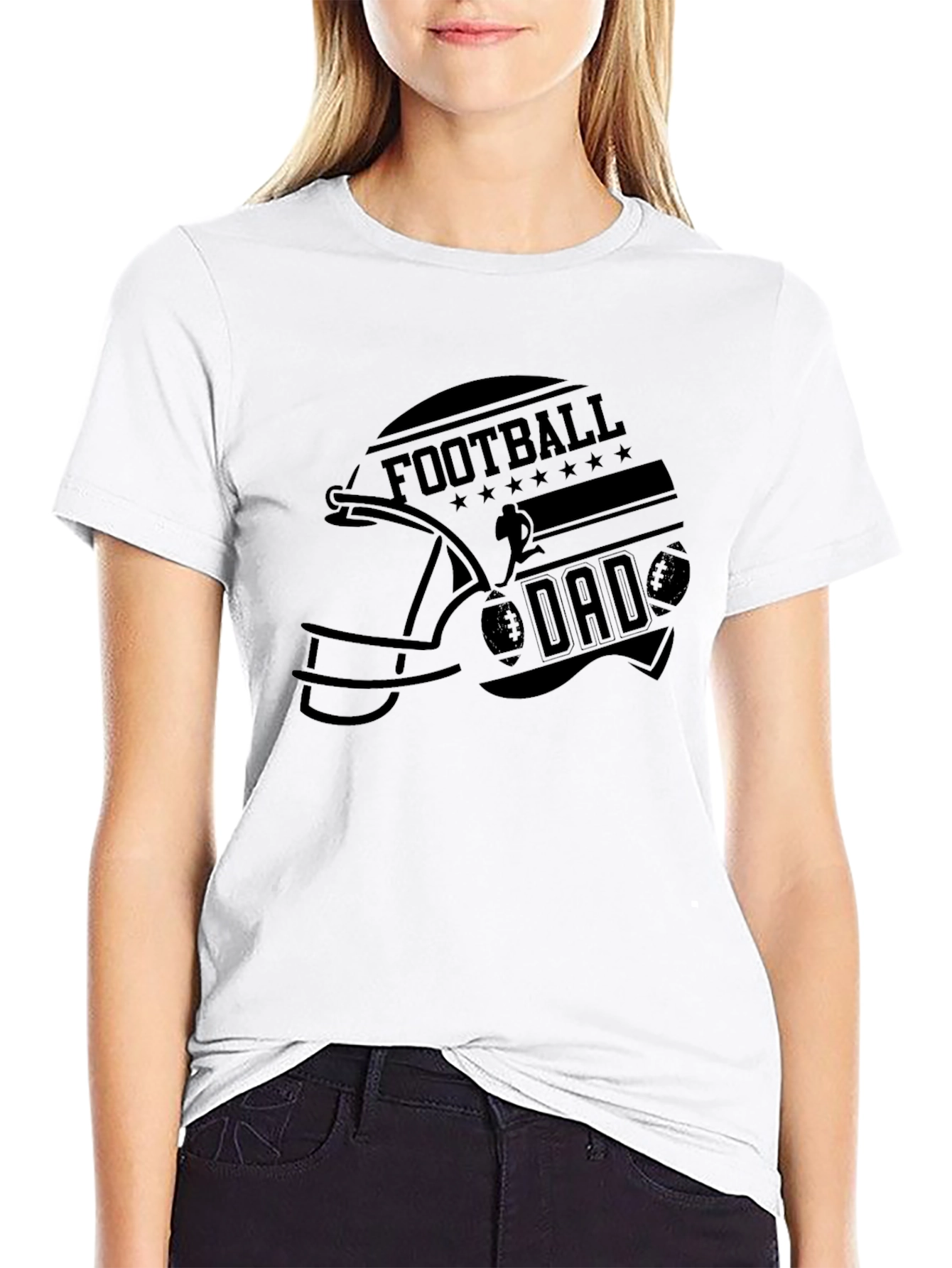 Football Dad Graphic T-Shirt