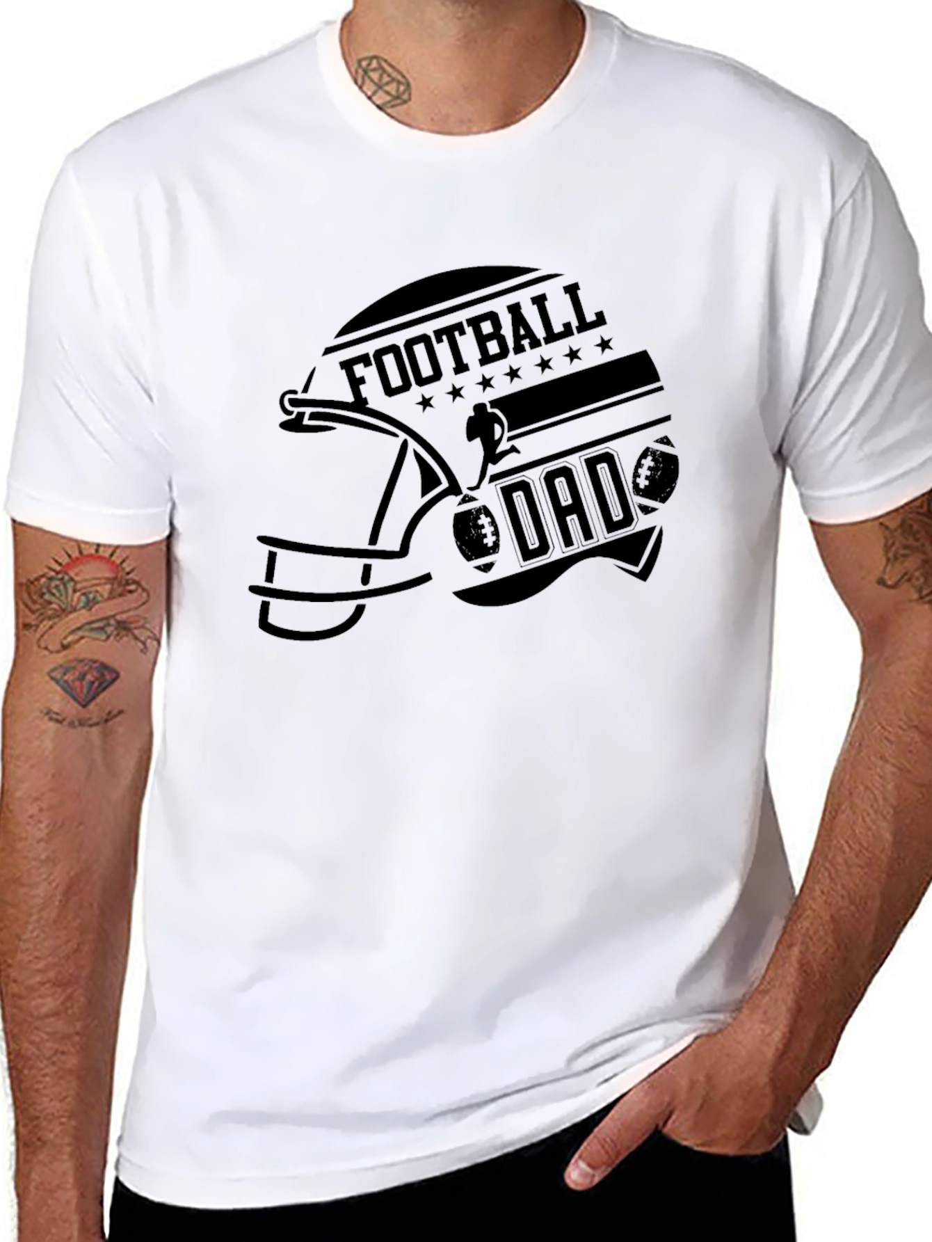Football Dad Graphic T-Shirt