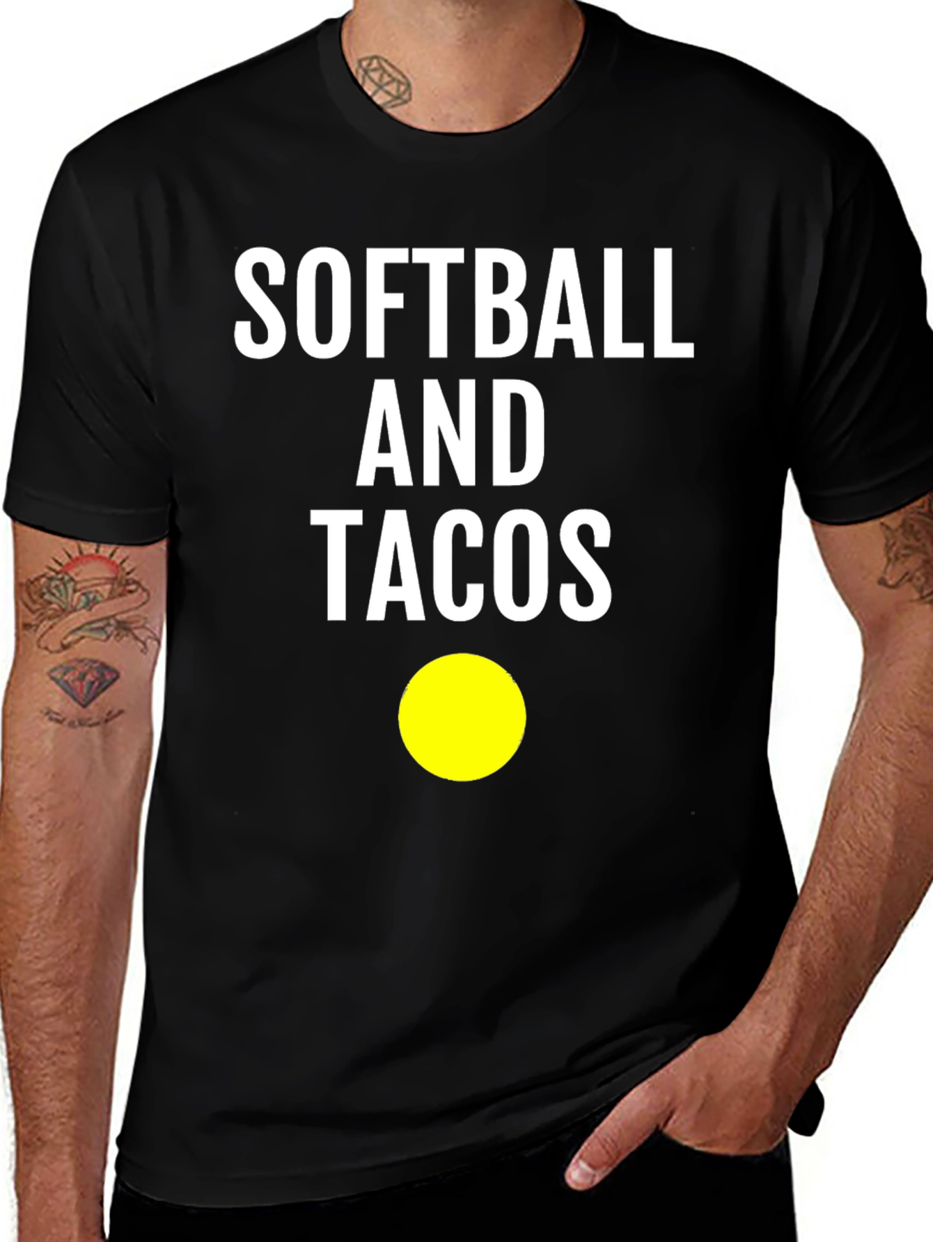 Softball and Tacos Graphic T-Shirt