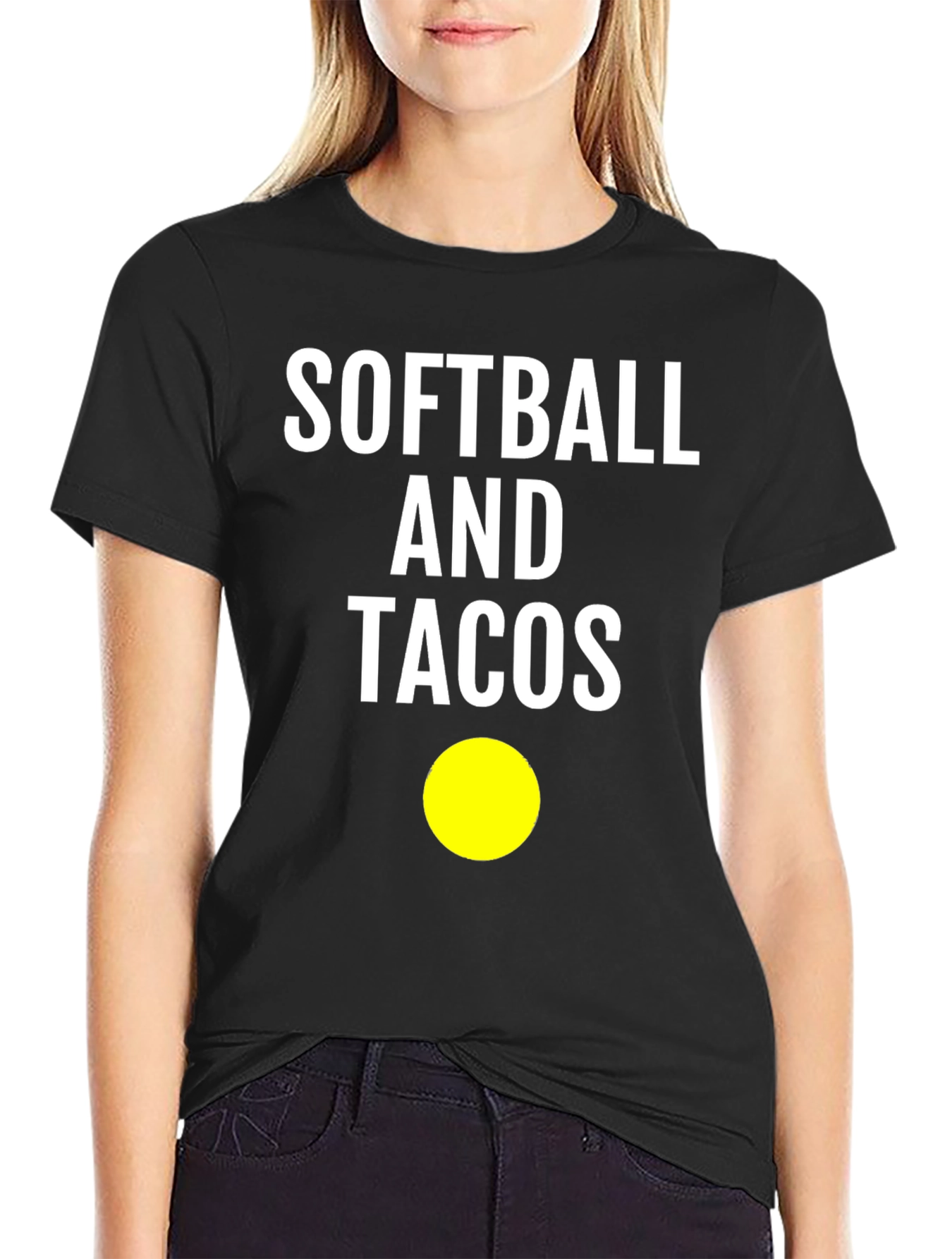 Softball and Tacos Graphic T-Shirt