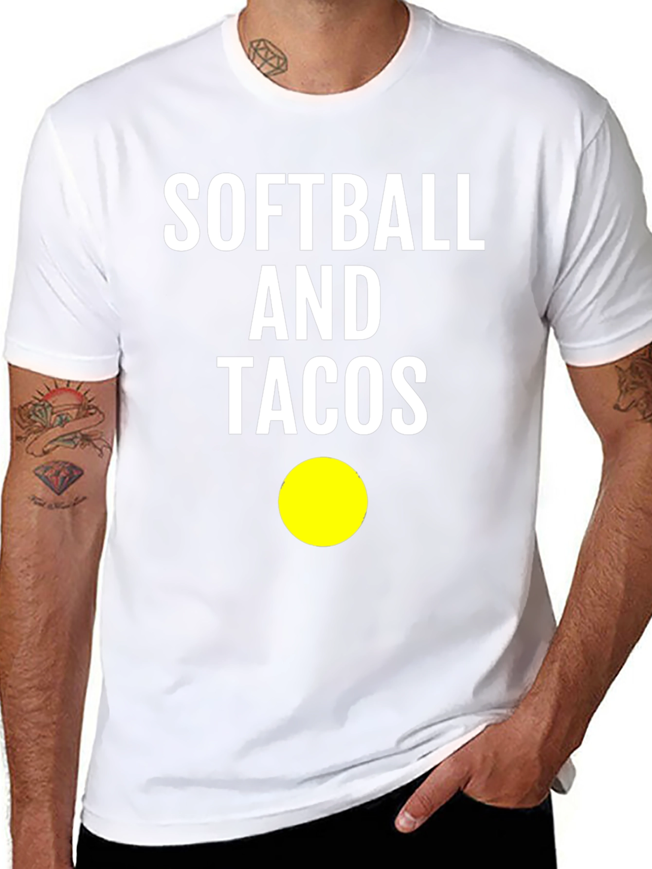Softball and Tacos Graphic T-Shirt