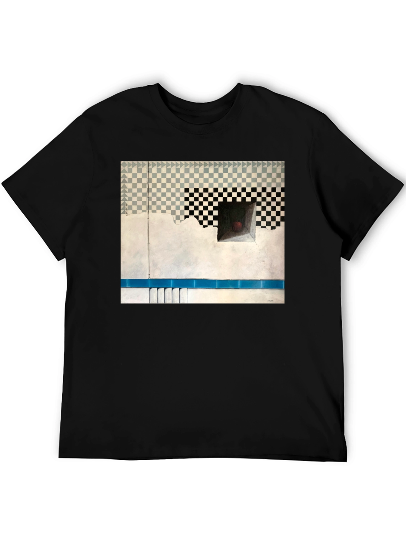 Optical Illusion Art Tee - Abstract Design T-Shirt