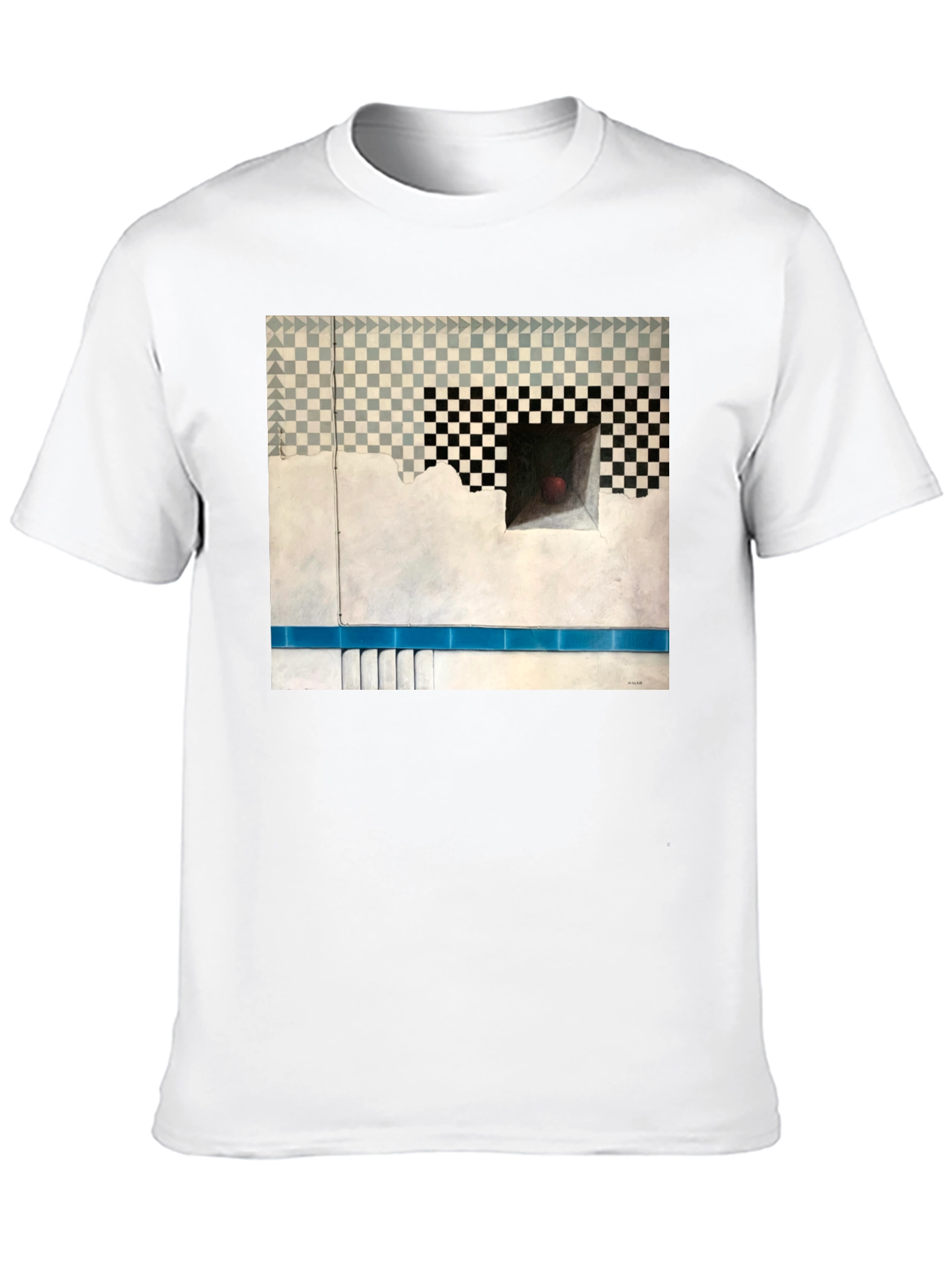 Optical Illusion Art Tee - Abstract Design T-Shirt