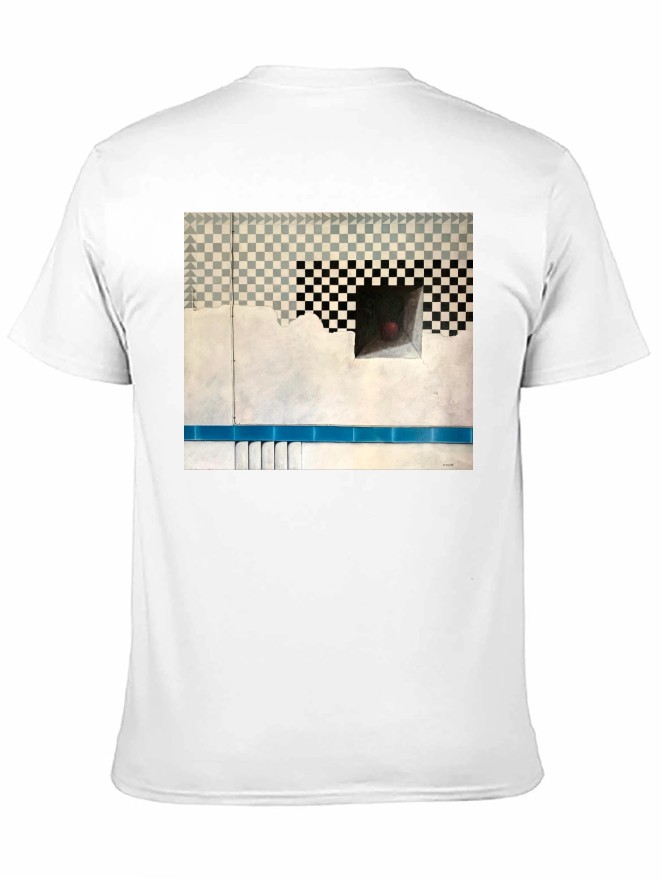 Optical Illusion Art Tee - Abstract Design T-Shirt