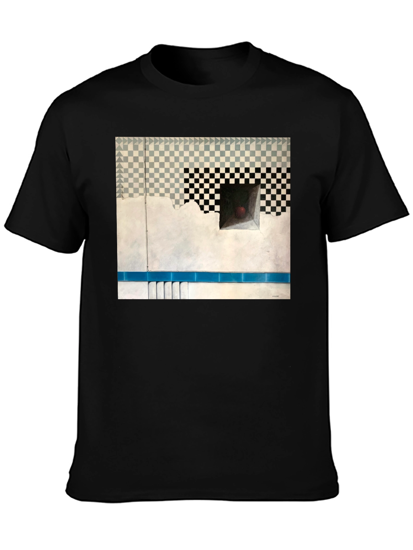 Optical Illusion Art Tee - Abstract Design T-Shirt