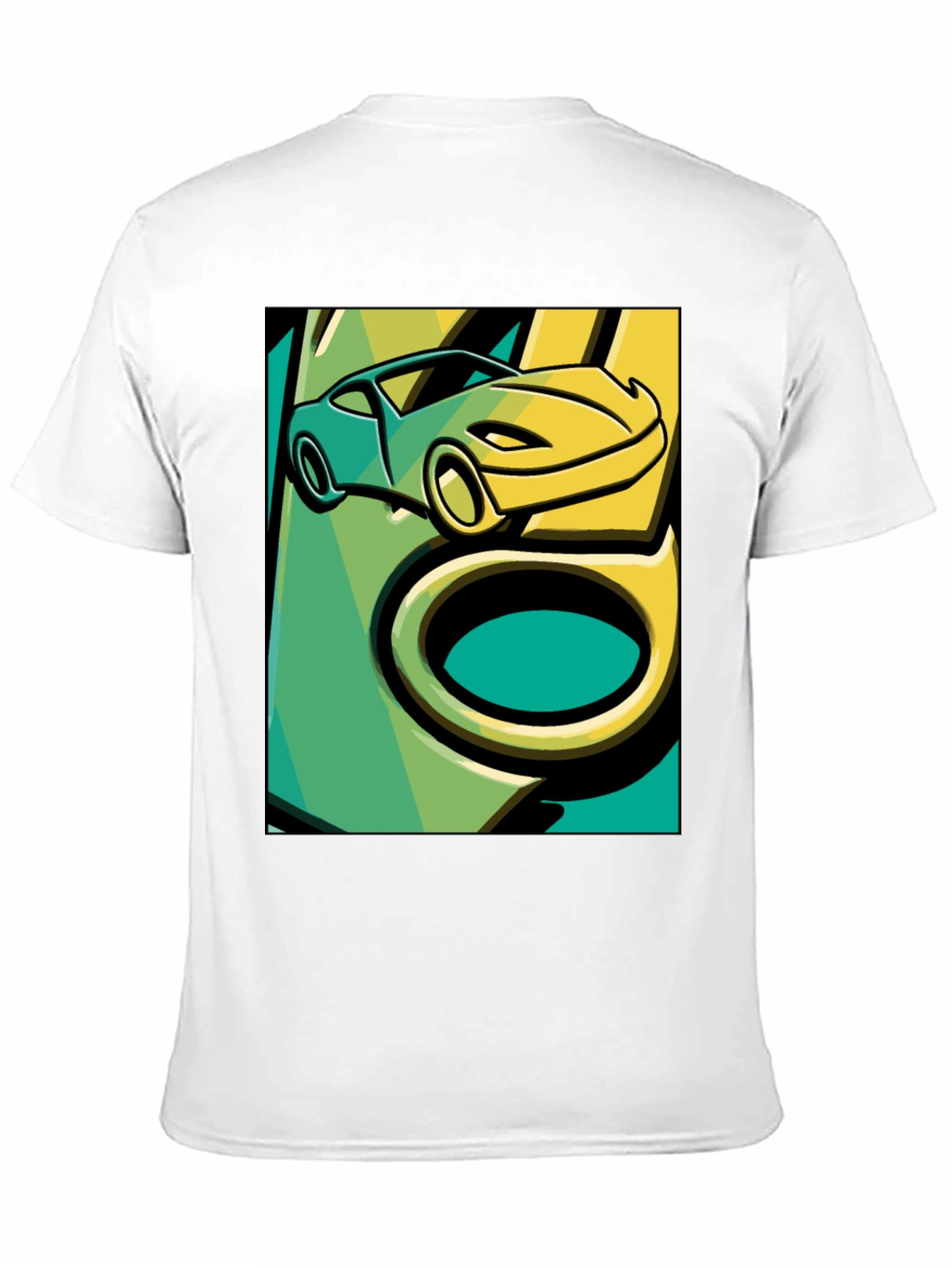 Cool Car Graphic Tee - Stylish Black T-Shirt