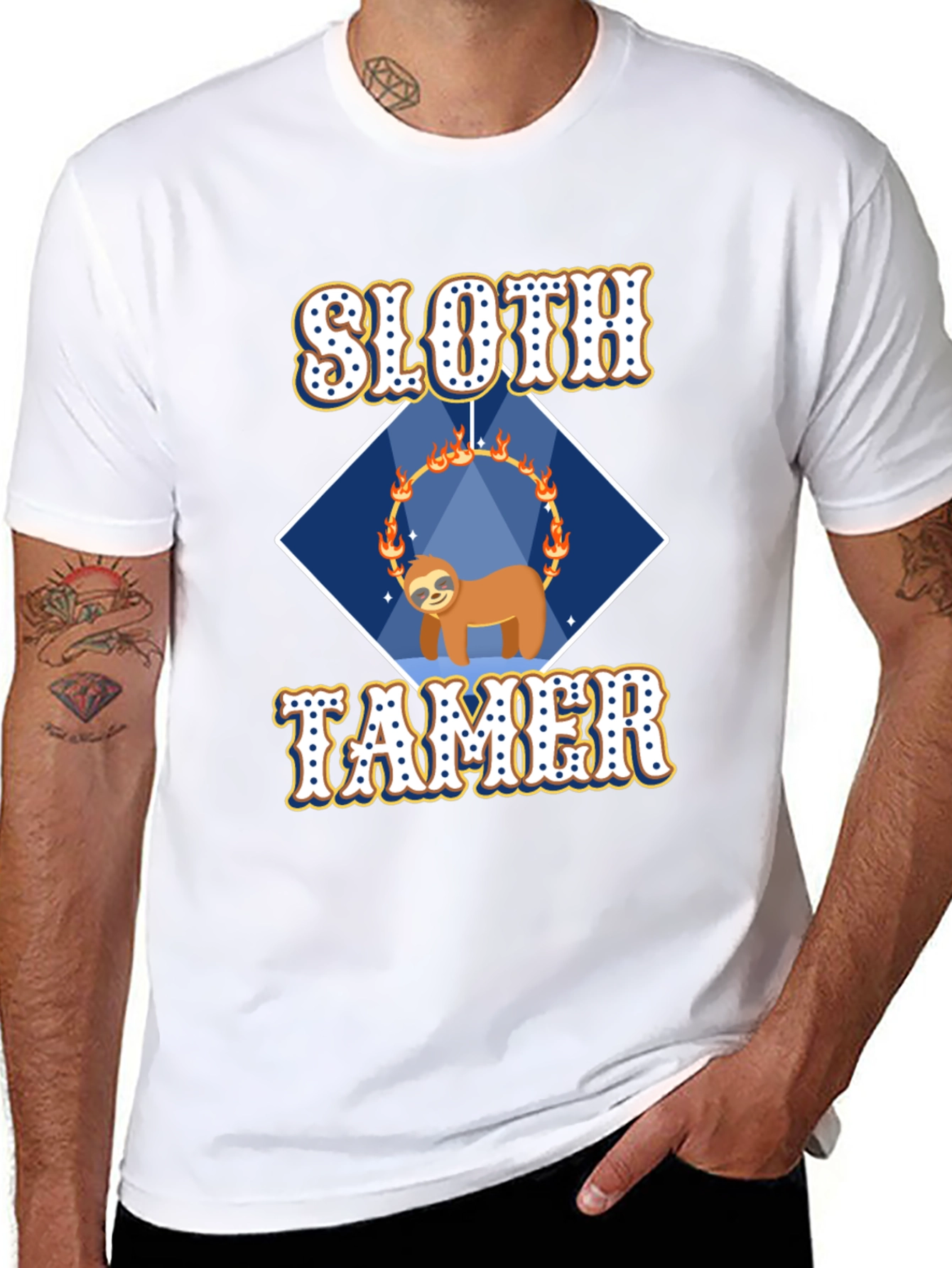 Sloth Tamer Black T-Shirt