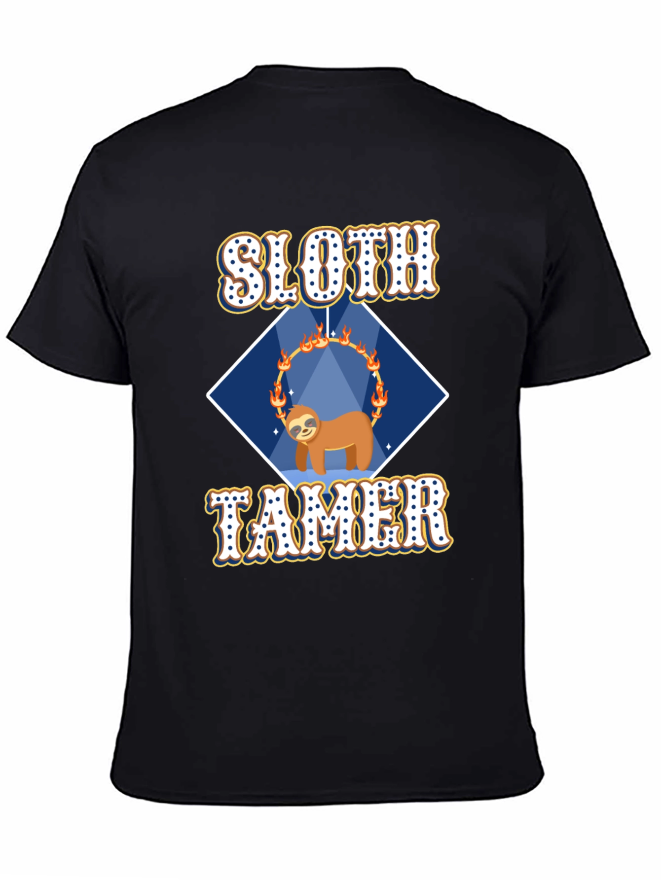 Sloth Tamer Black T-Shirt