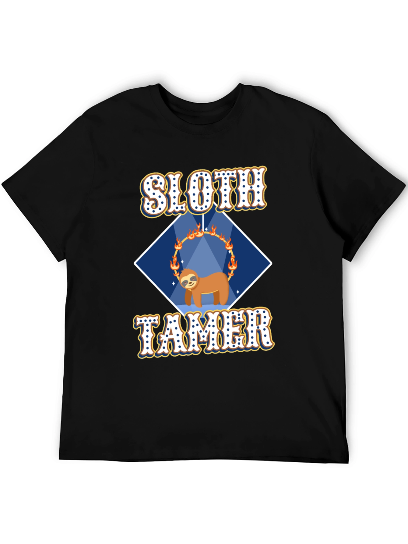 Sloth Tamer Black T-Shirt