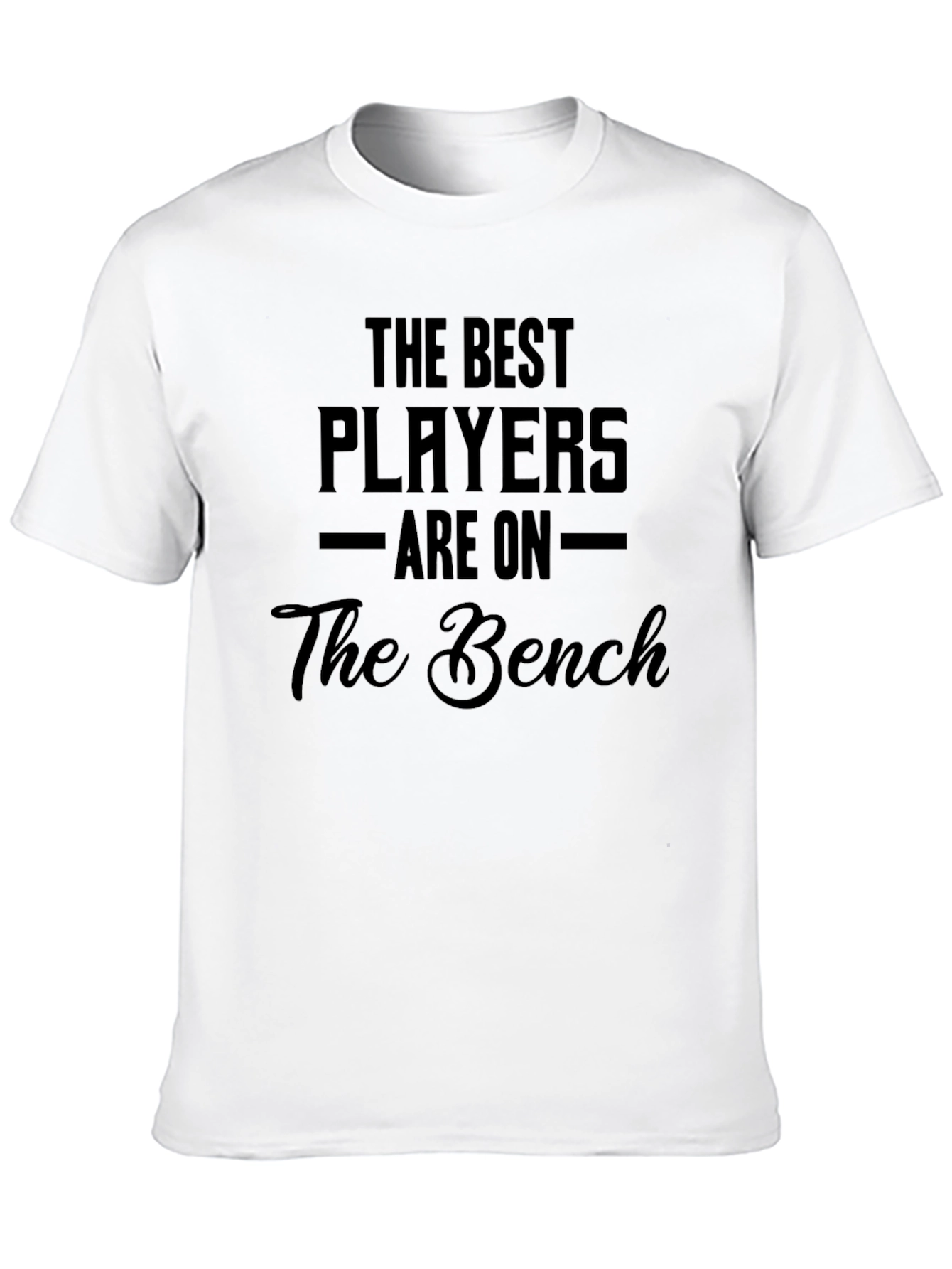 Funny The Bench Graphic Tee for Players