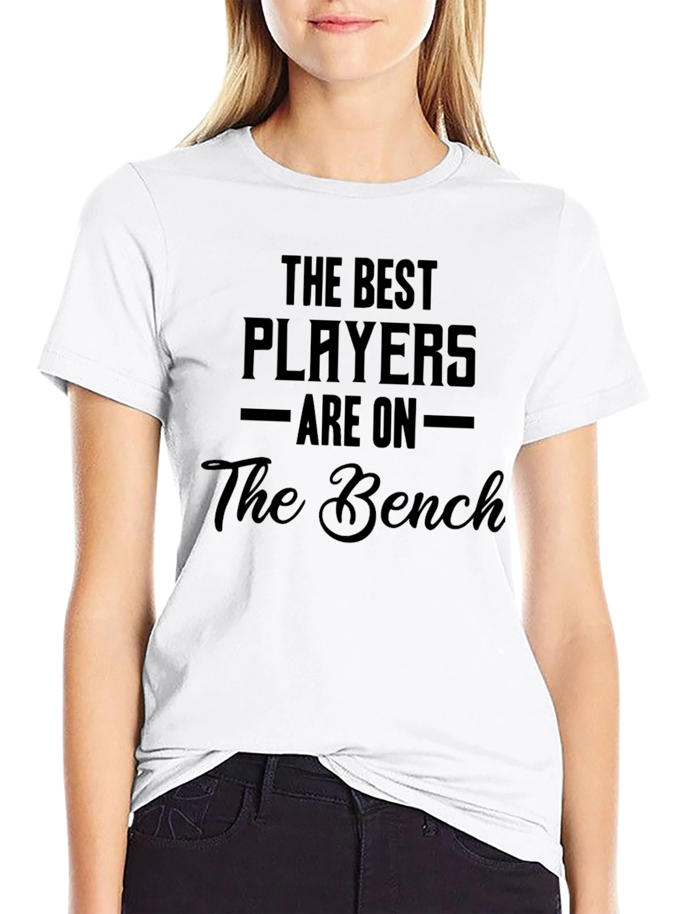 Funny The Bench Graphic Tee for Players