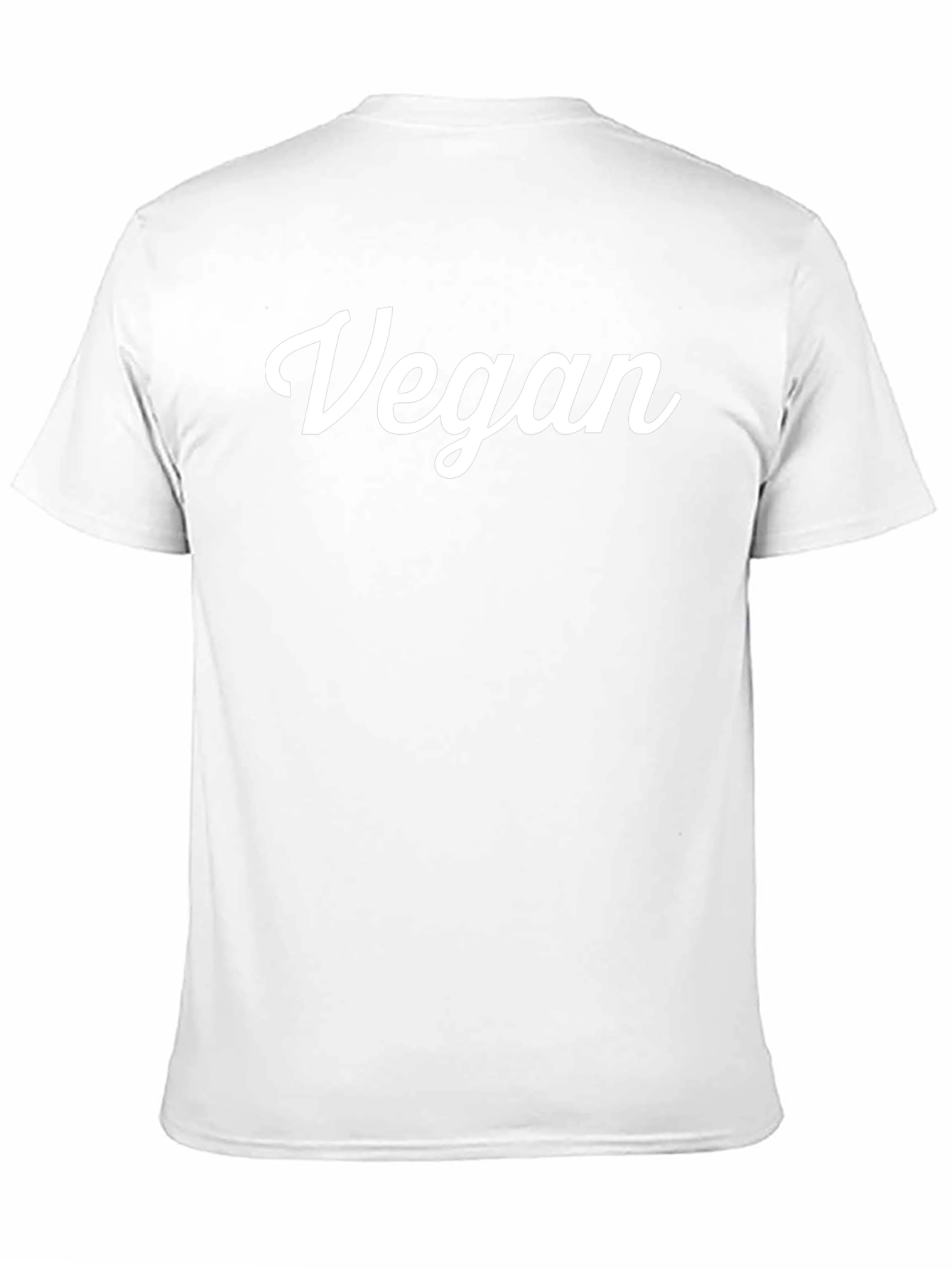 Vegan Statement T-Shirt - Bold White Print