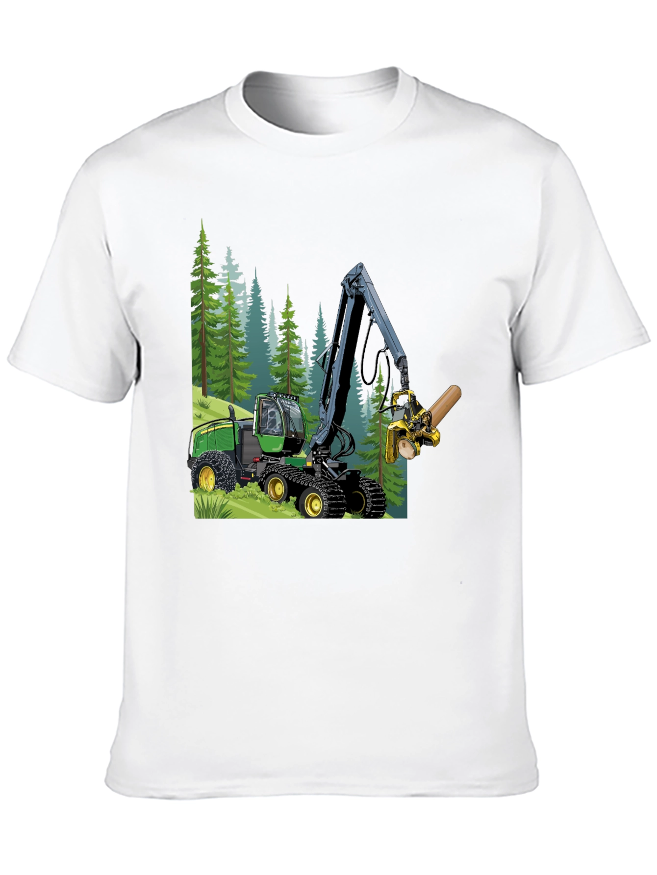 Forestry Harvester T-Shirt - Logging Truck Tee