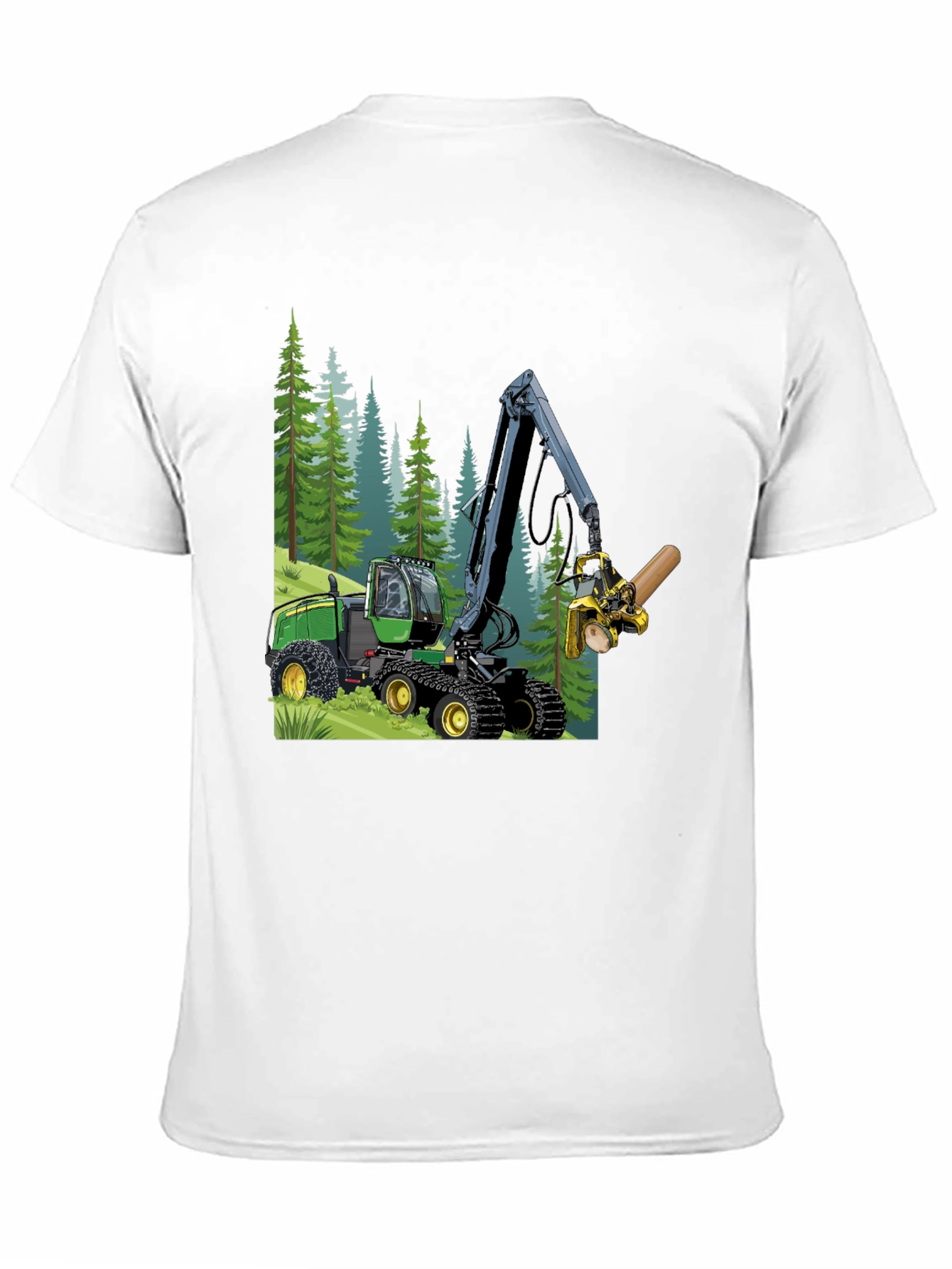 Forestry Harvester T-Shirt - Logging Truck Tee