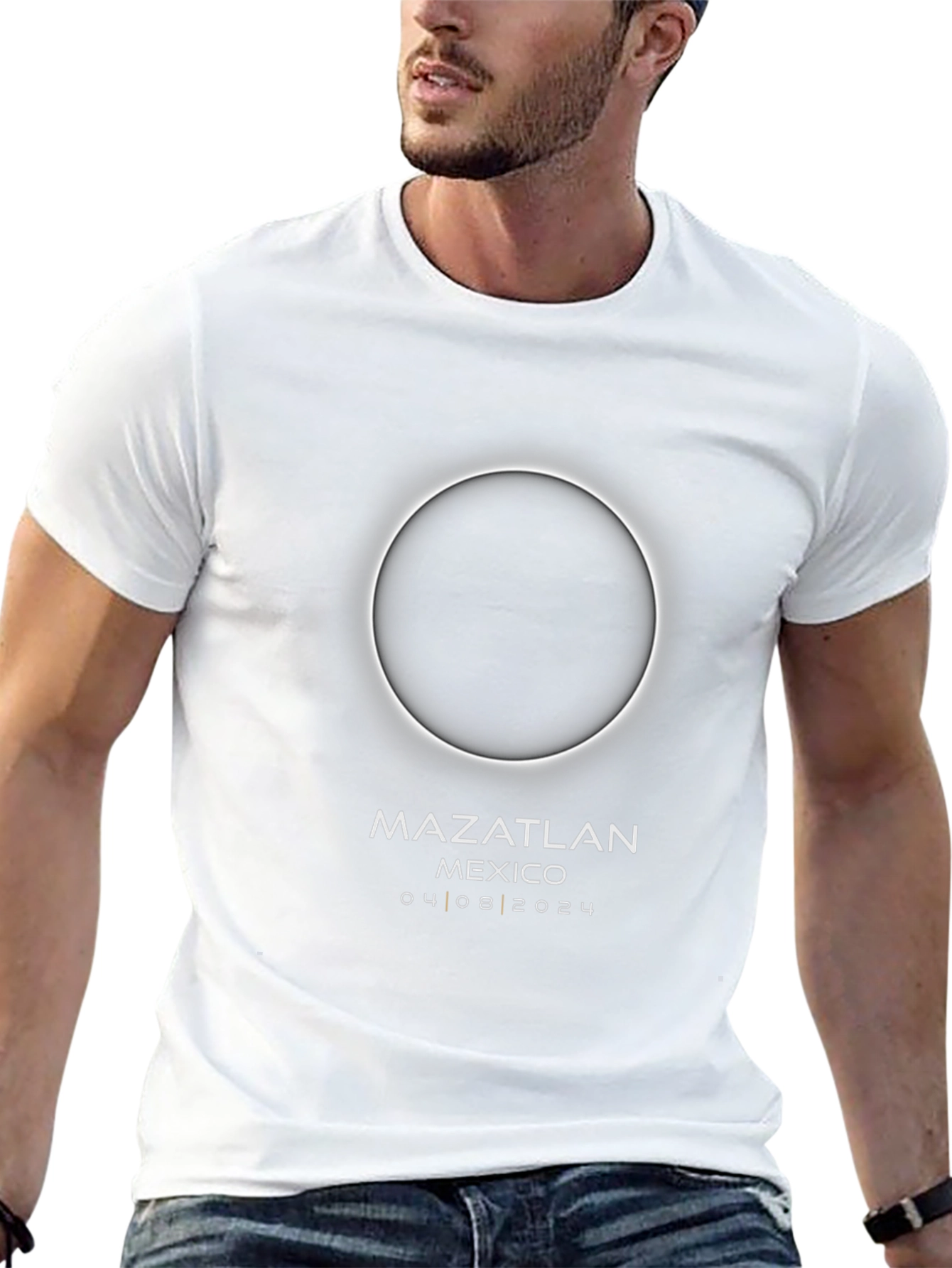 Mazatlan Mexico Eclipse T-Shirt - April 8 2024