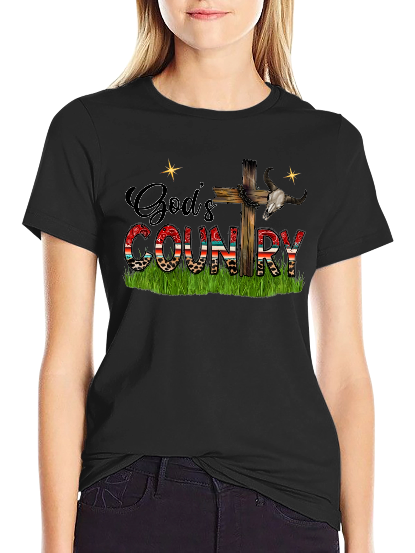 Gods Country Graphic Tee - Western Style