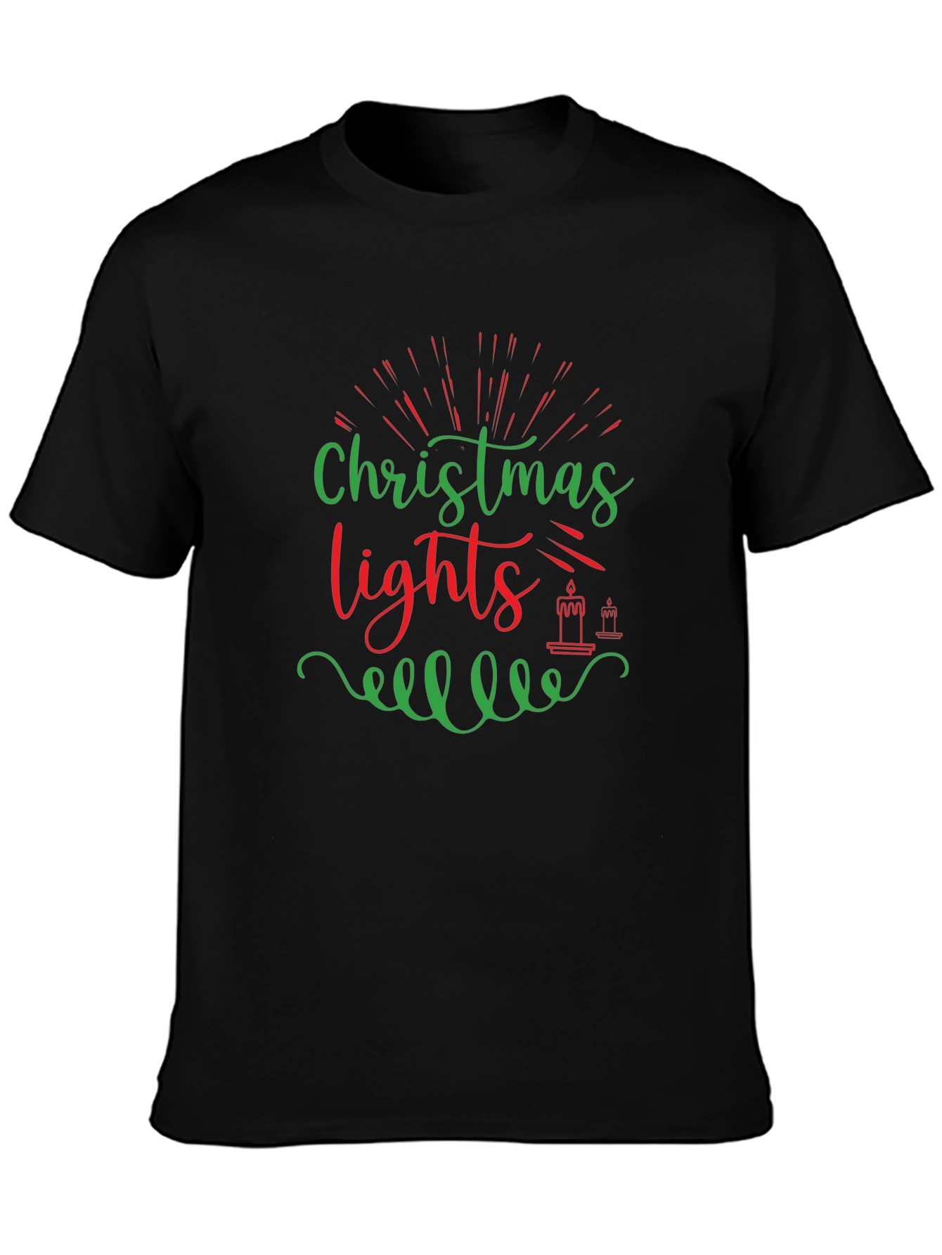 Christmas Lights Holiday T-Shirt