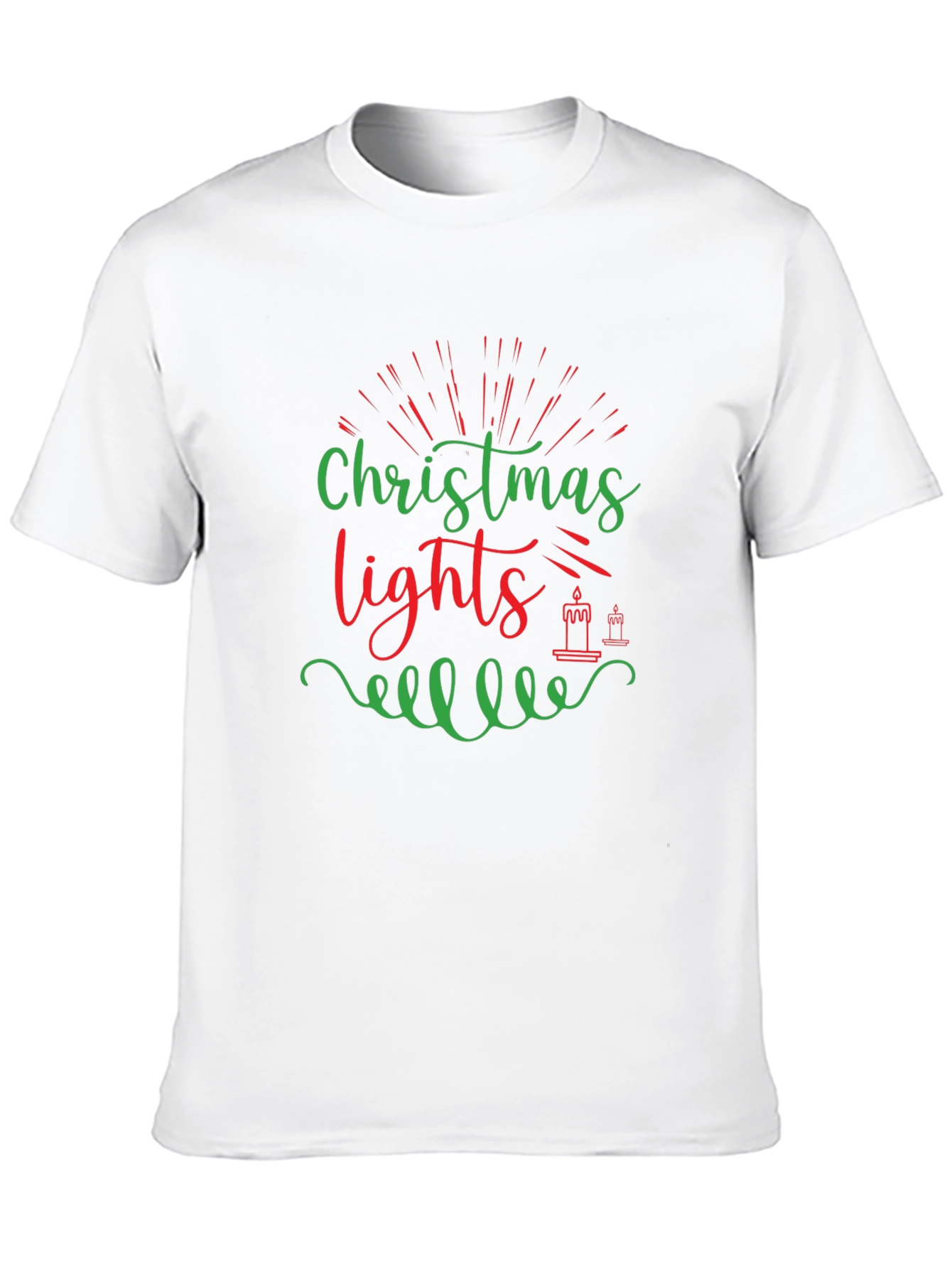 Christmas Lights Holiday T-Shirt