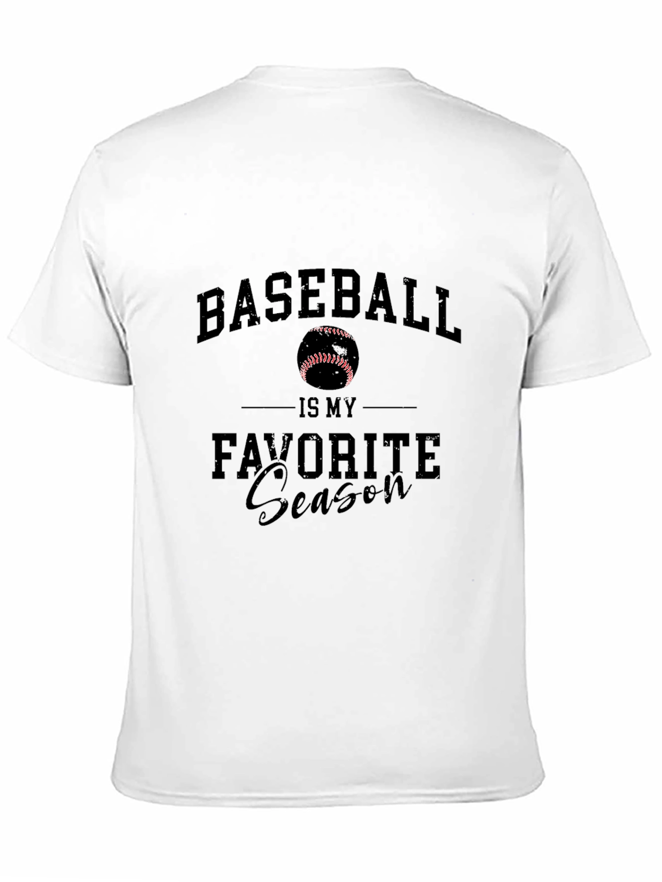 Baseball is My Favorite Season Graphic T-Shirt