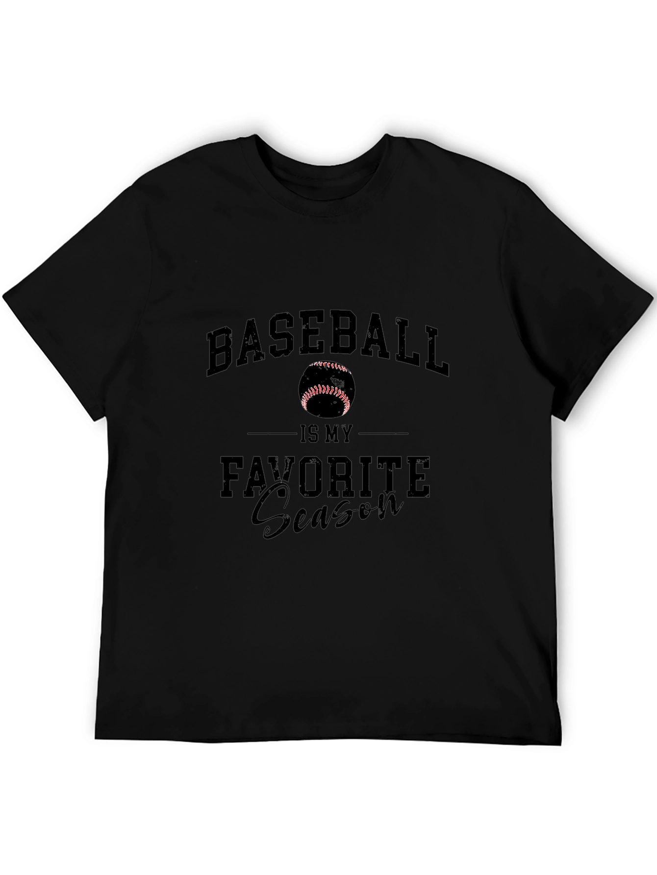 Baseball is My Favorite Season Graphic T-Shirt