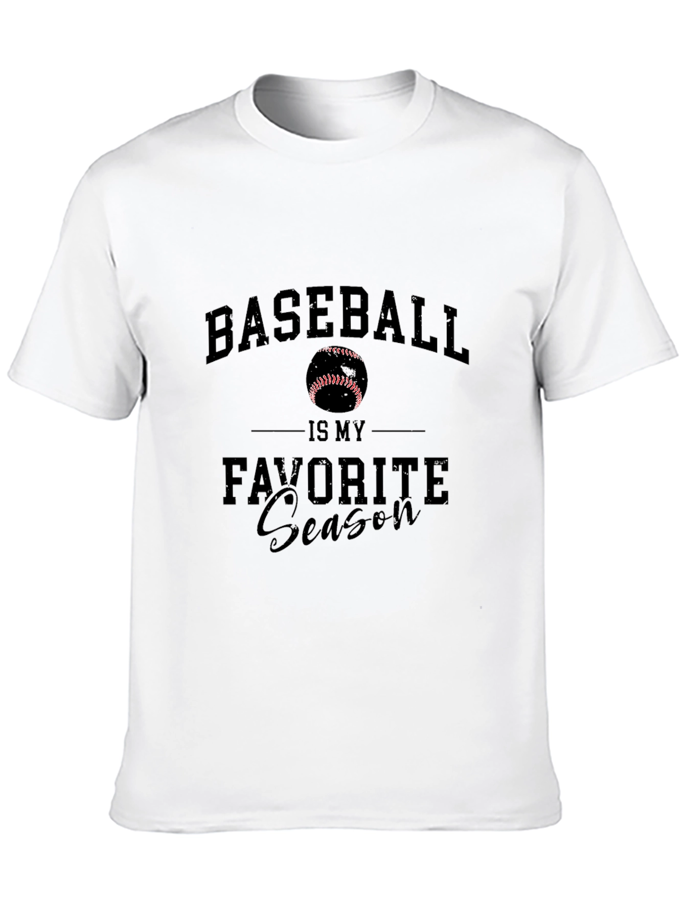 Baseball is My Favorite Season Graphic T-Shirt
