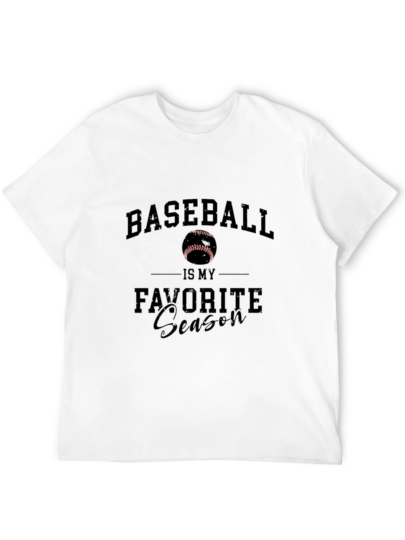 Baseball is My Favorite Season Graphic T-Shirt