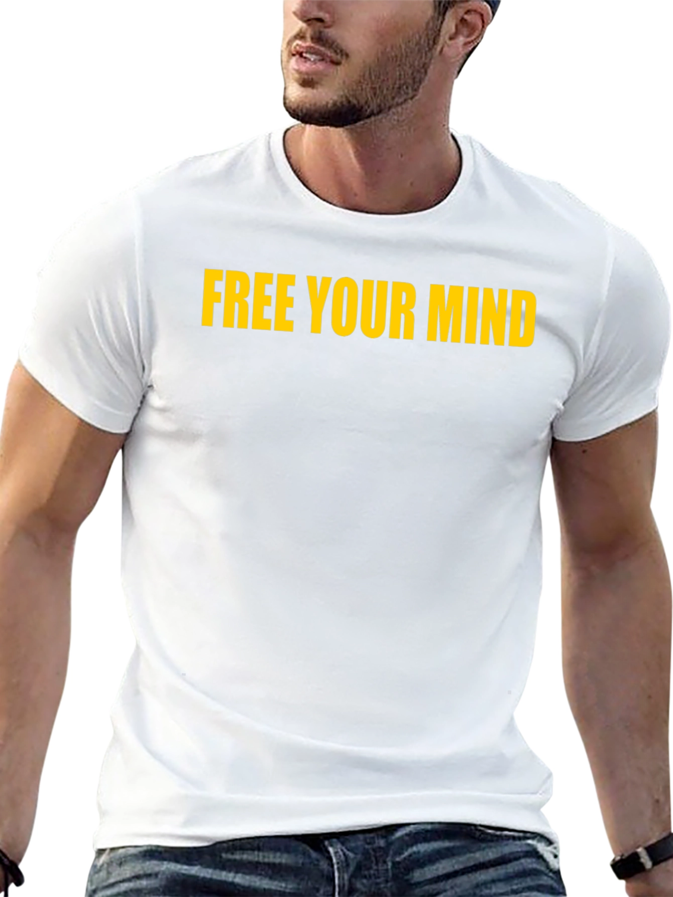 Free Your Mind Graphic Tee - Black