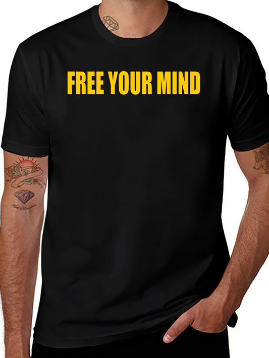 Free Your Mind Graphic Tee - Black