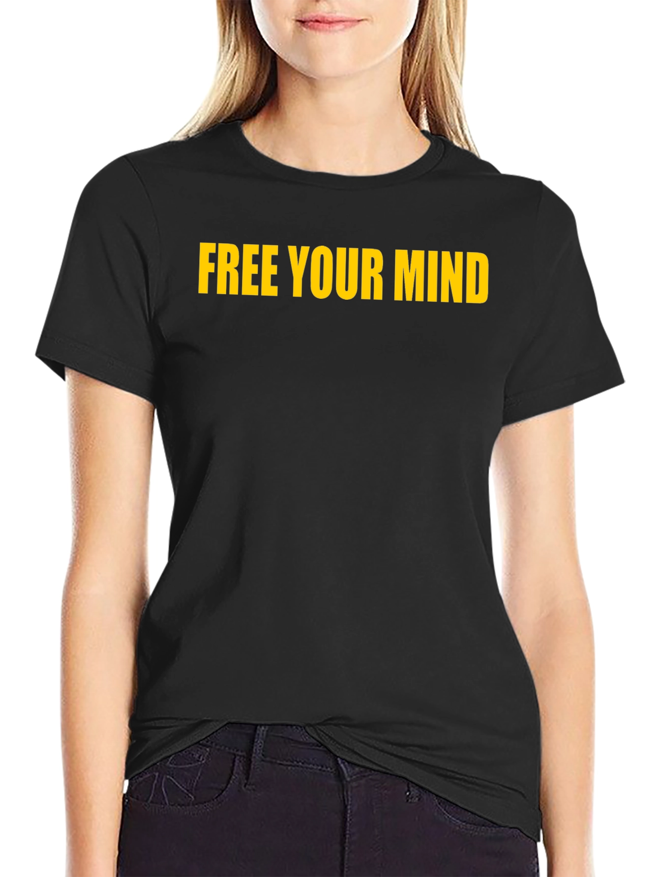 Free Your Mind Graphic Tee - Black