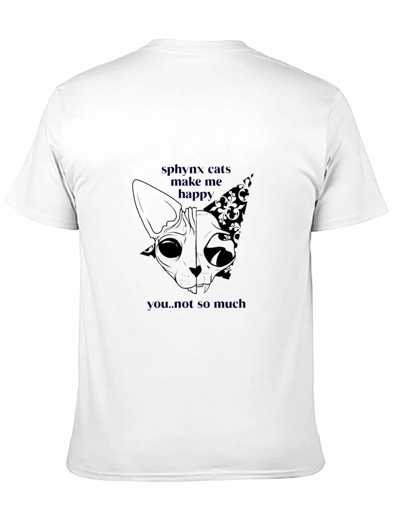 Sphynx Cats Graphic Tee - Make Me Happy T-Shirt
