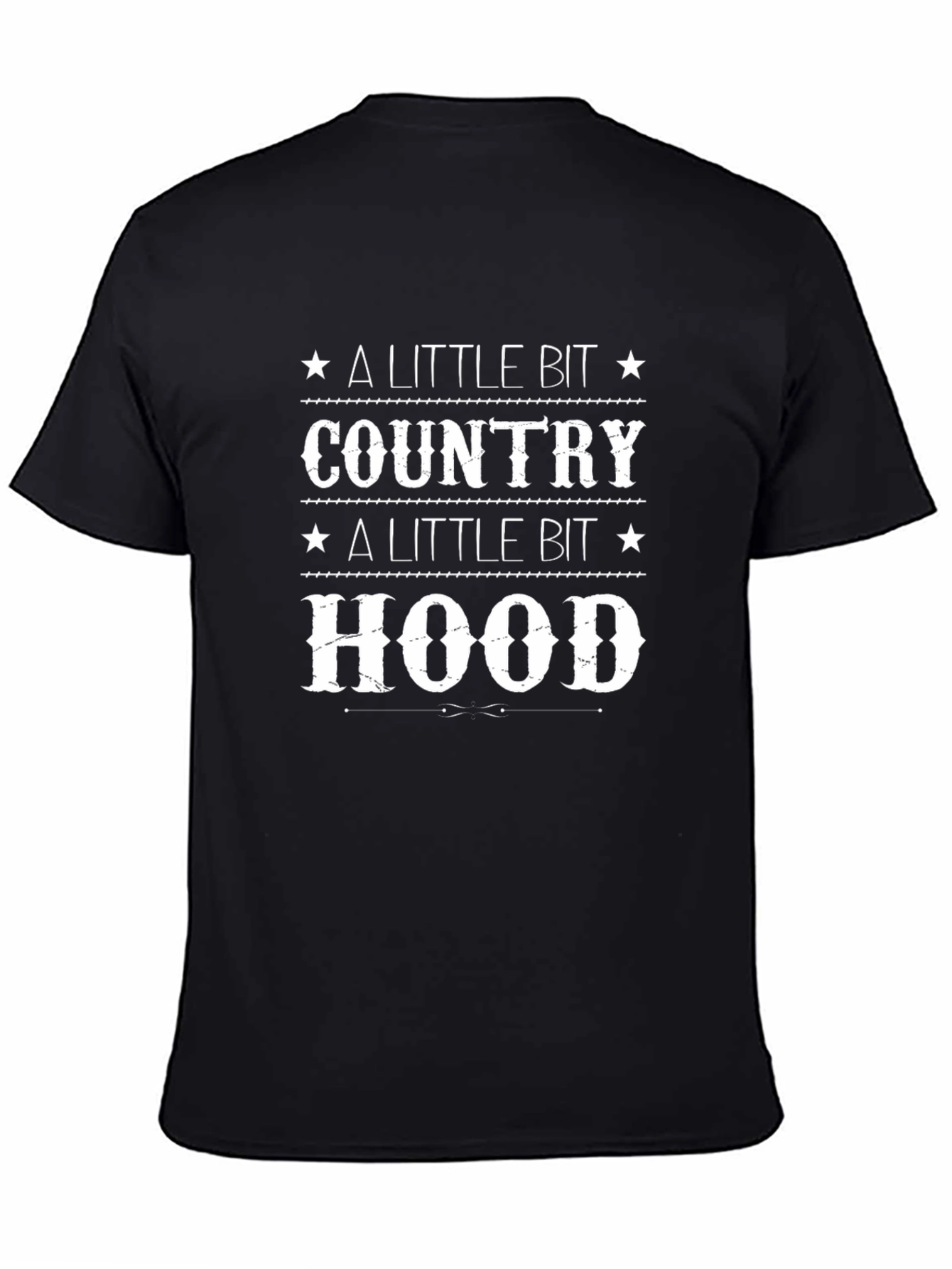A Little Bit Country Hood T-Shirt - Casual Wear