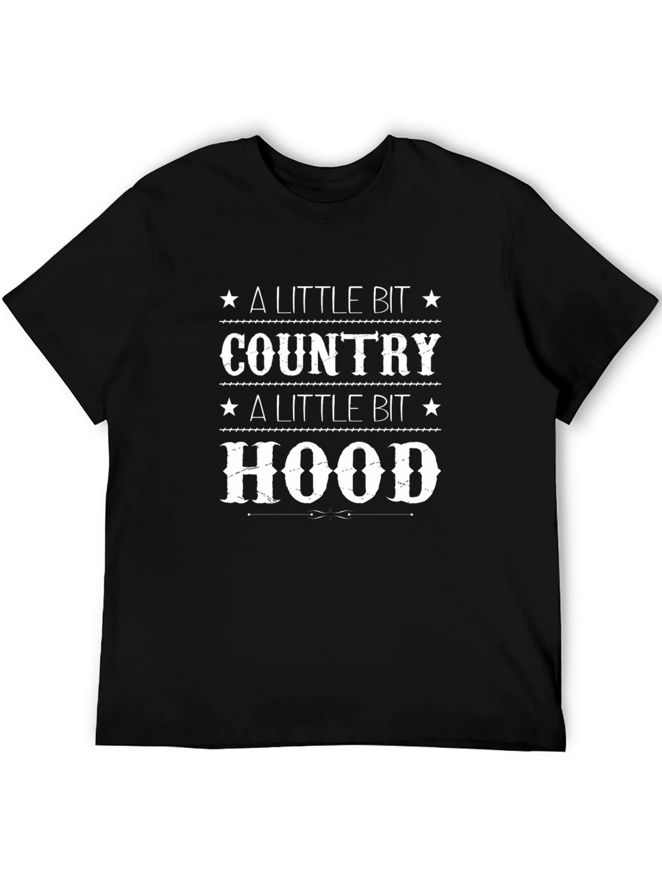 A Little Bit Country Hood T-Shirt - Casual Wear