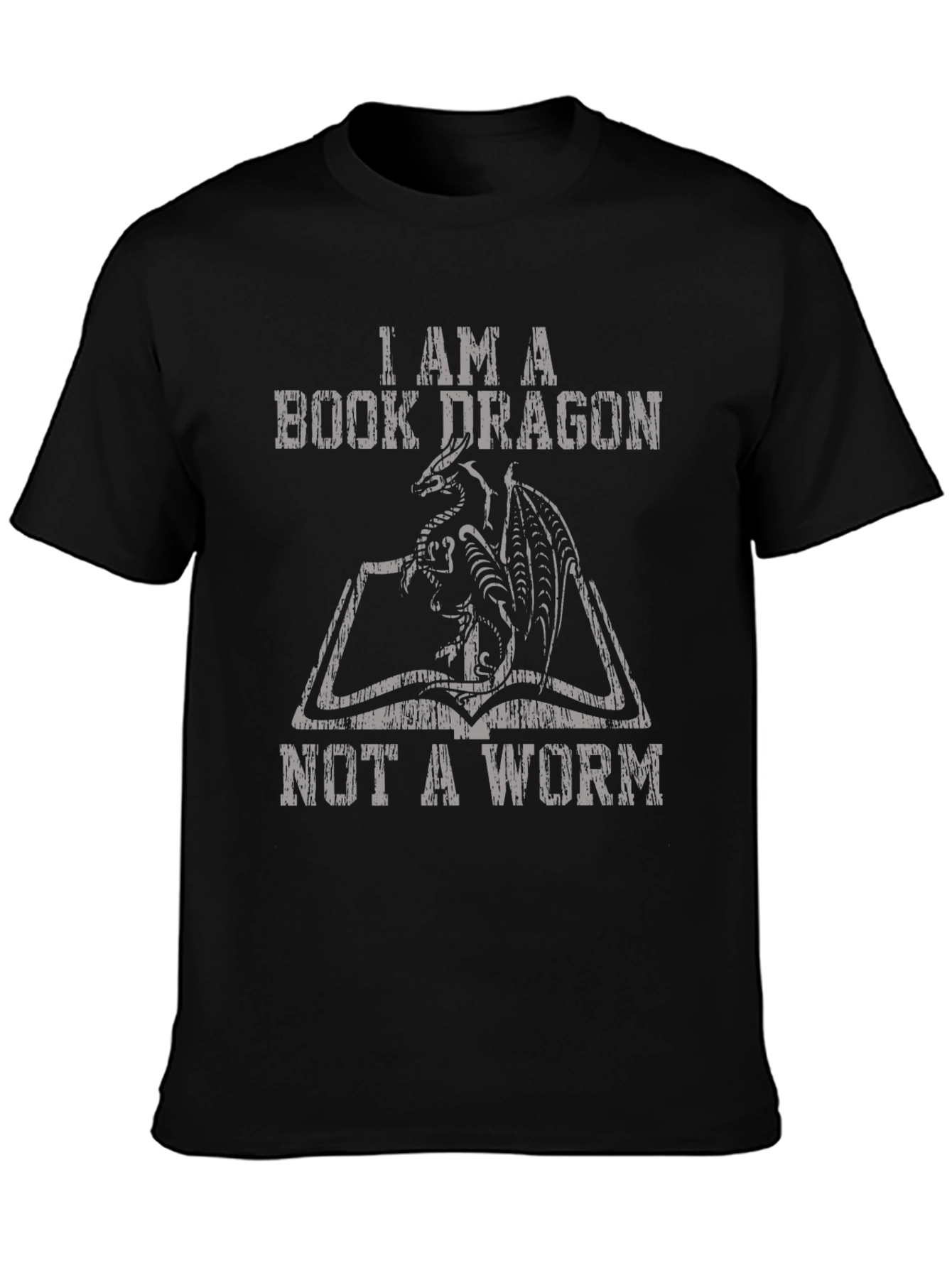 Book Dragon Graphic Tee - Reader T-Shirt