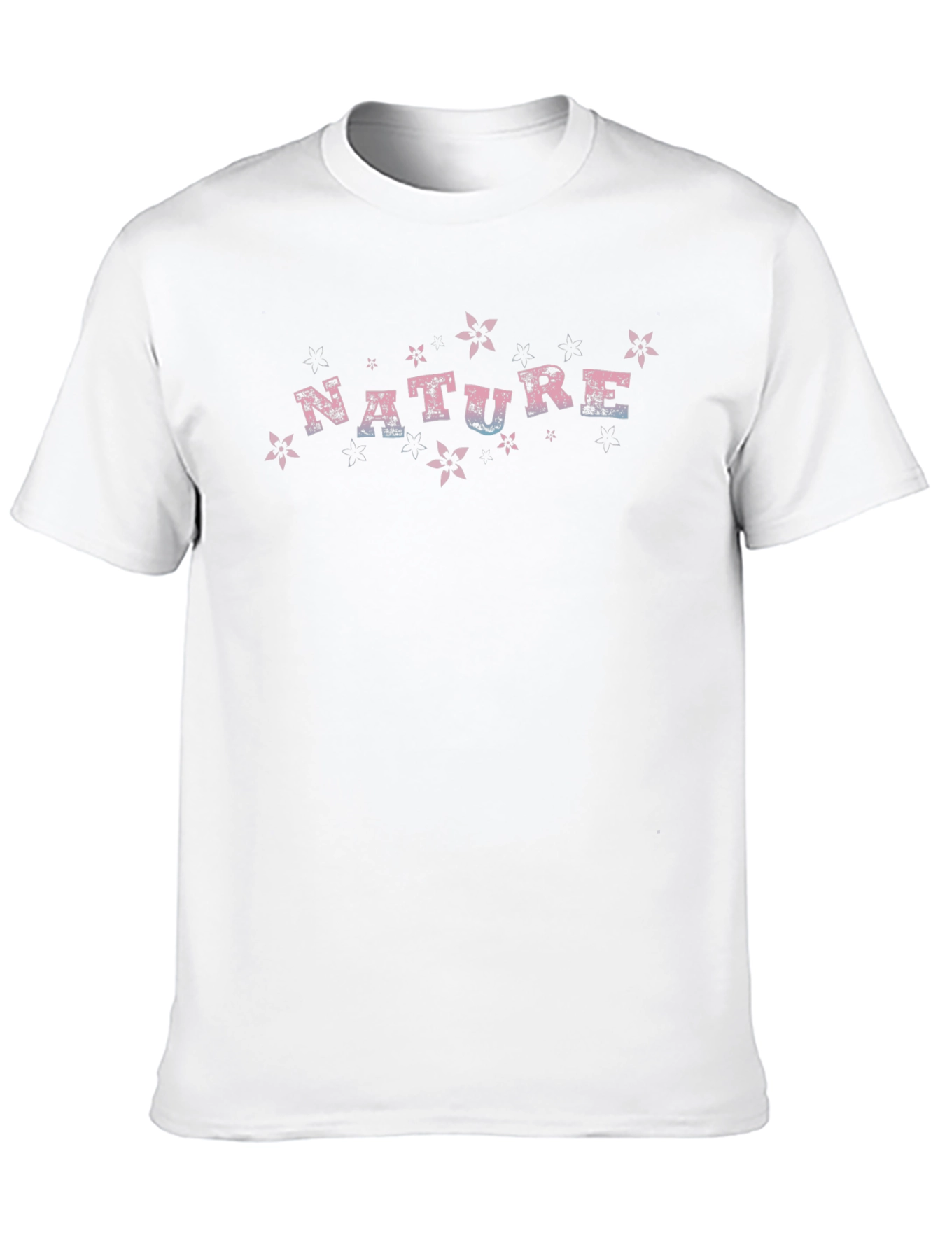 Nature Graphic Print Black T-Shirt