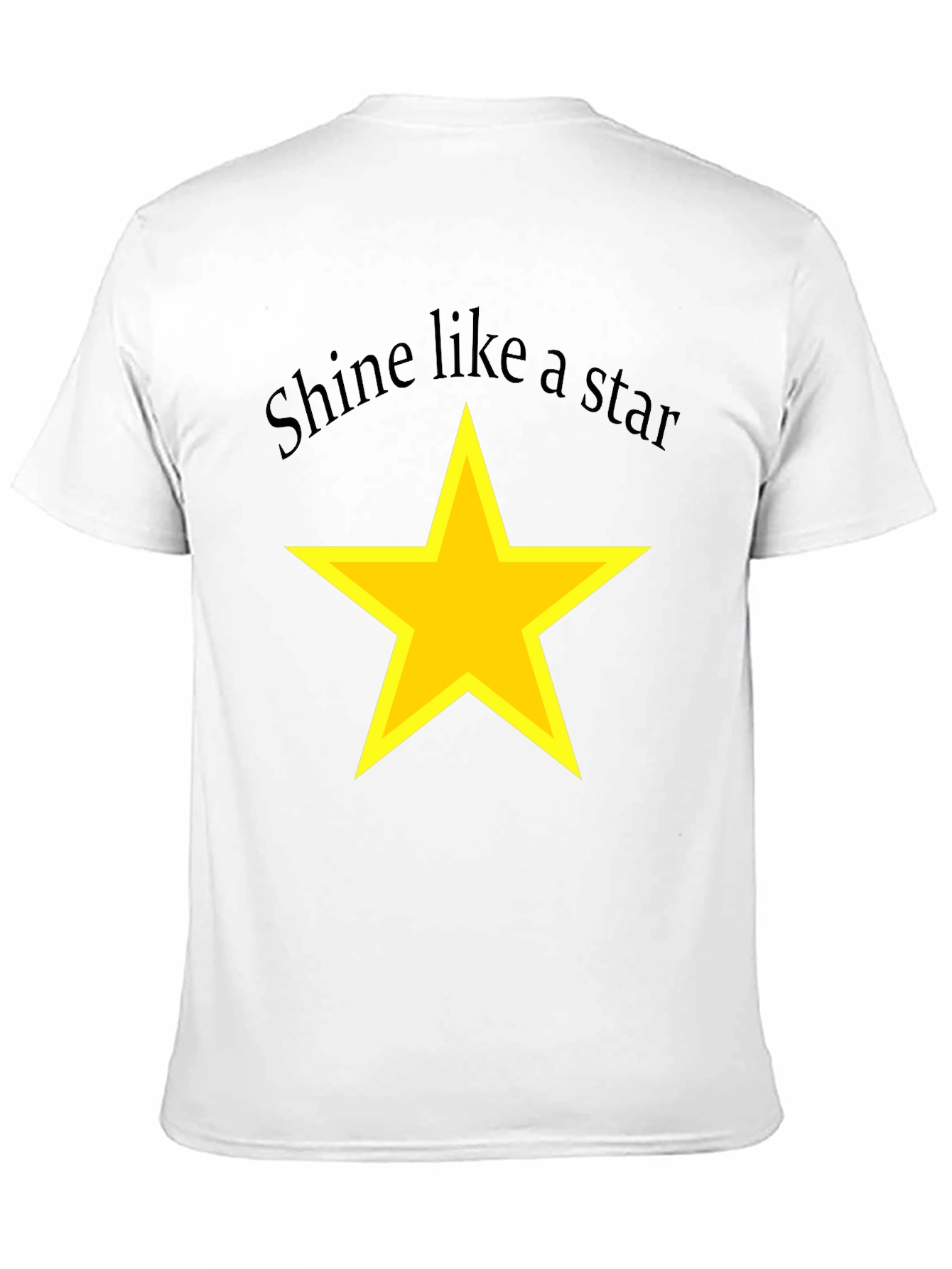 Shine Like a Star Black T-Shirt