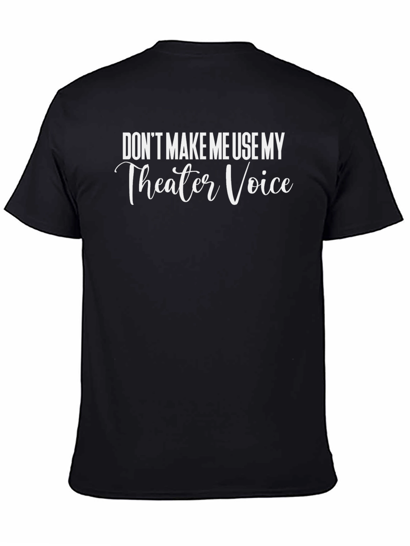 Theater Voice Graphic Tee - Black
