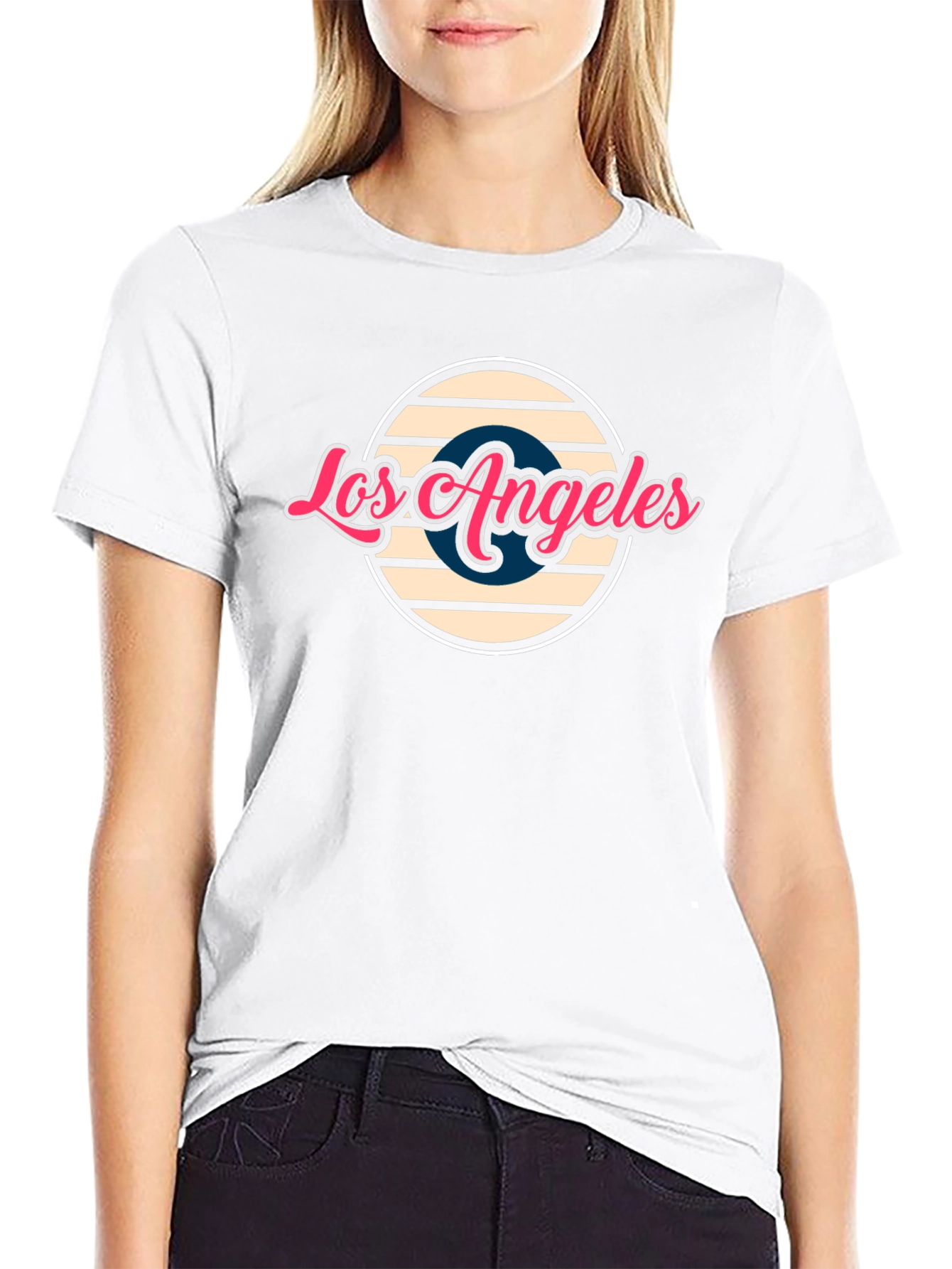 Los Angeles Retro Graphic Tee - Unisex Black T-Shirt