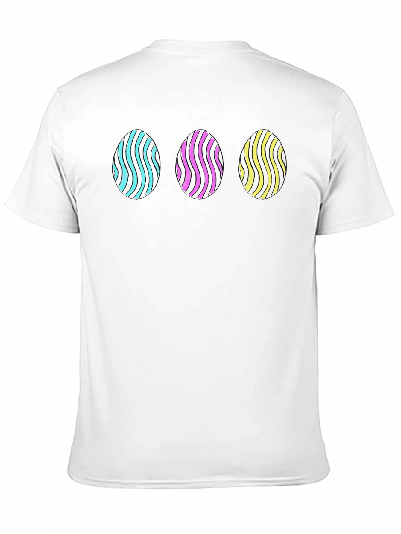 Abstract Graphic Tee - Stylish Mens Black T-Shirt