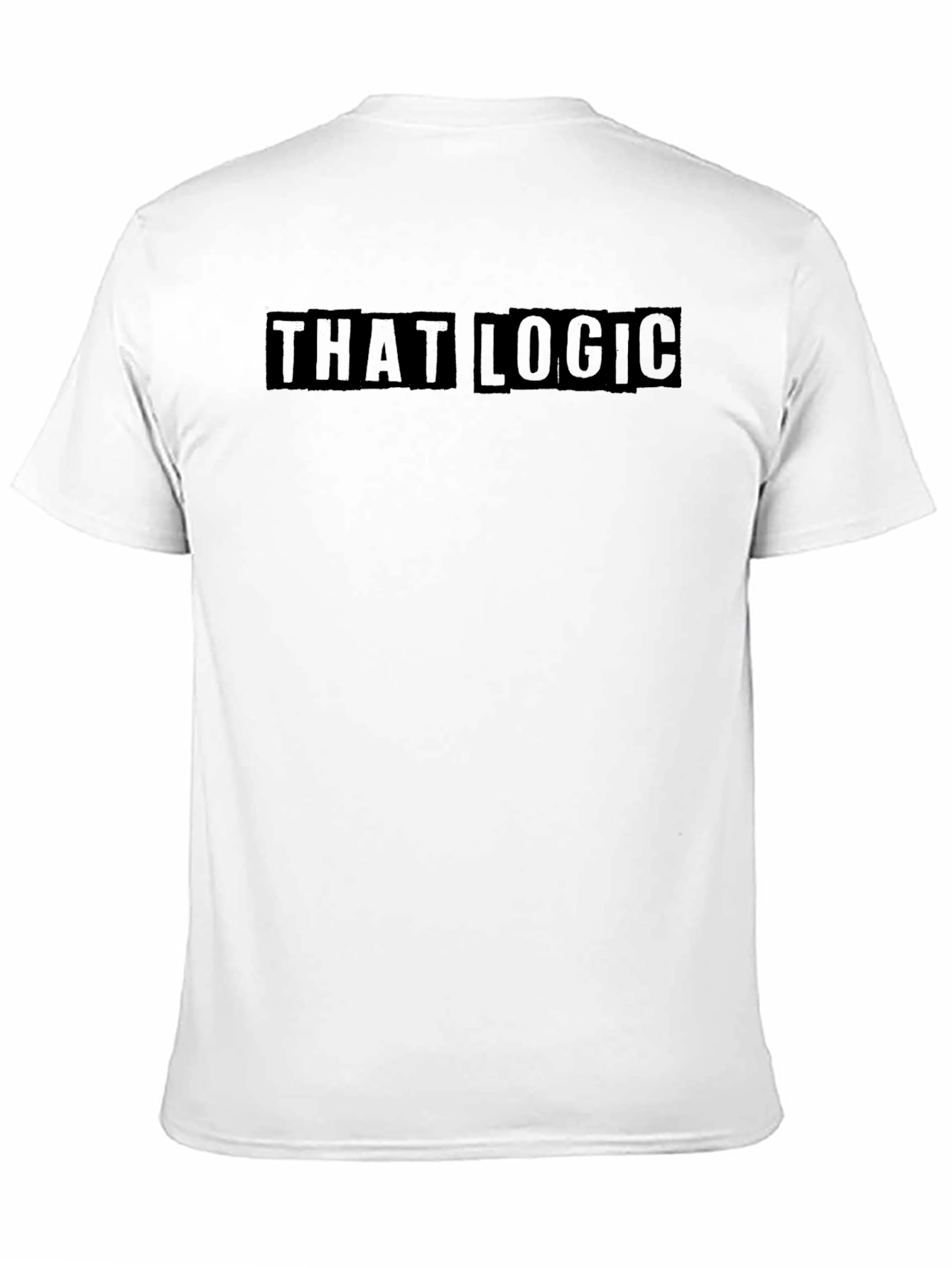 That Logic Black Graphic Tee - Stylish Casual Wear