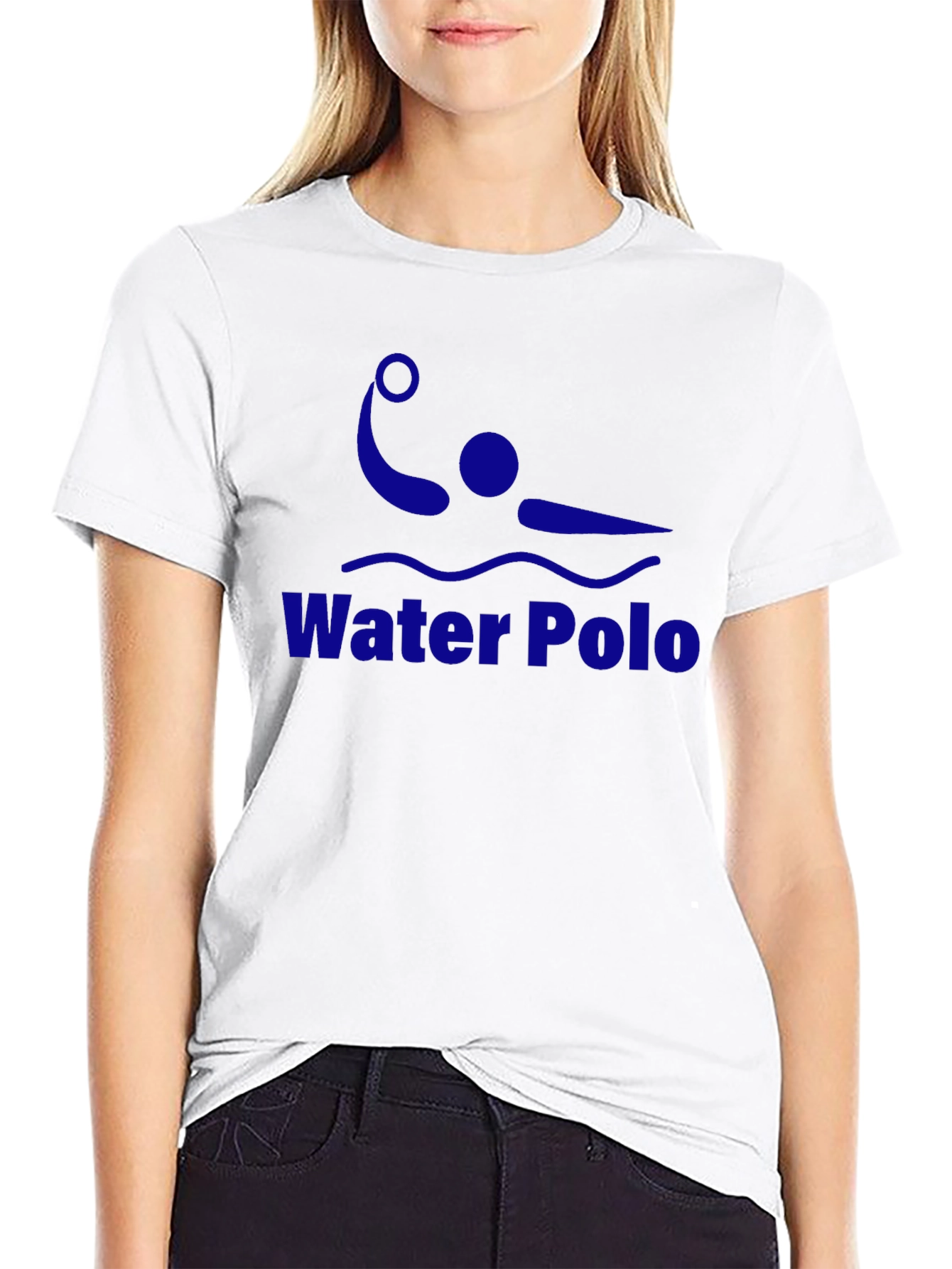 Water Polo Graphic T-Shirt - Black