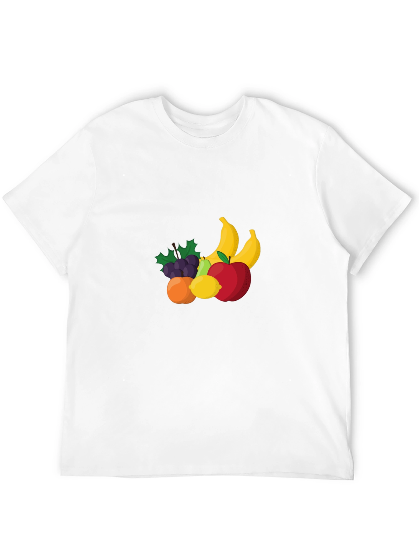 Fruit Design Black T-Shirt