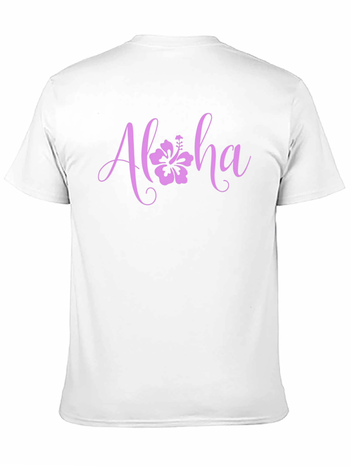 Aloha Flower Graphic Black T-Shirt