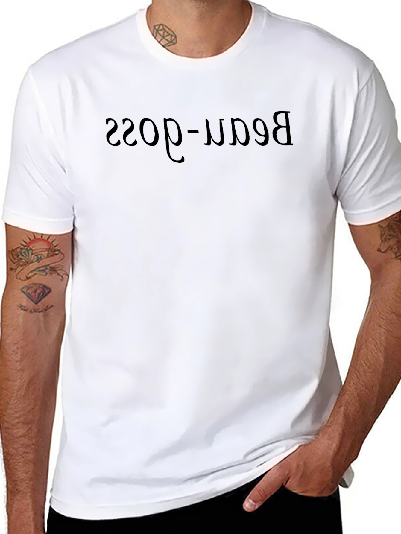 Retro Boss-Mode Black T-Shirt